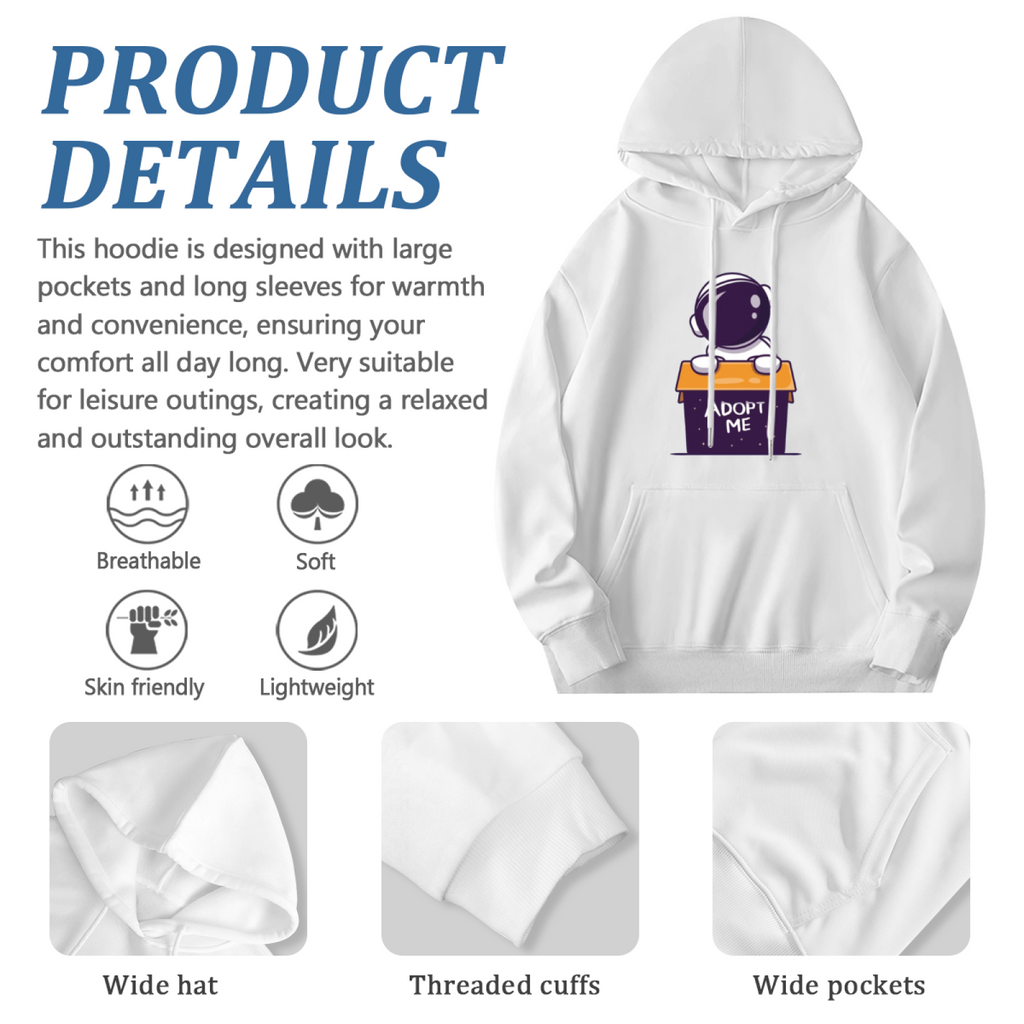 Cosmic Space Hoodie - Premium Quality Graphic Pullover #0501