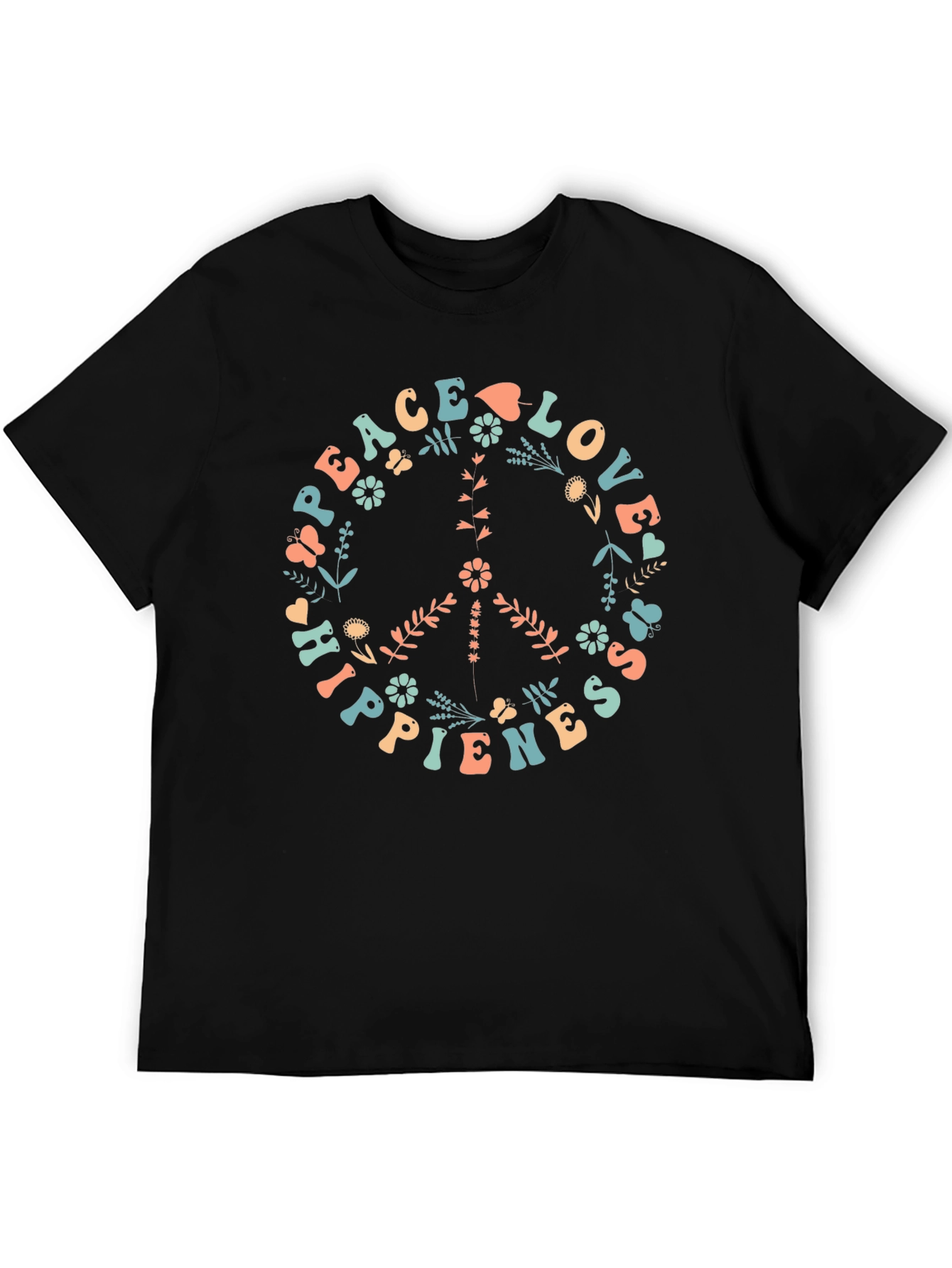 Peace Love Hippieness Graphic T-Shirt