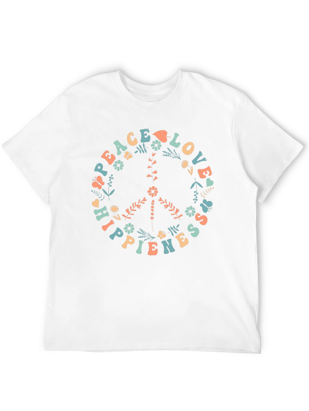 Peace Love Hippieness Graphic T-Shirt