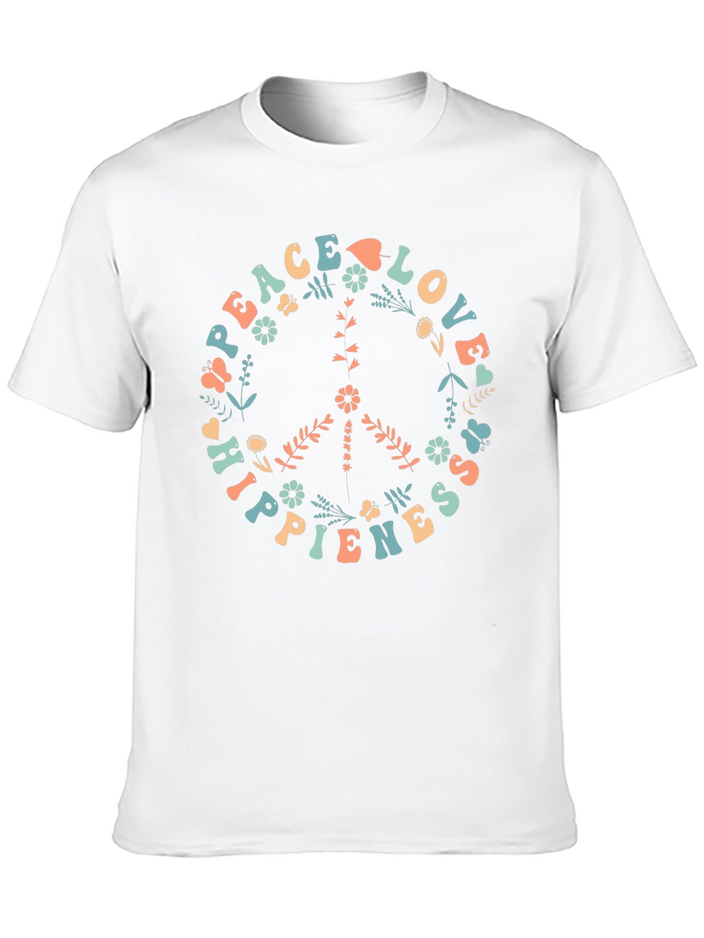 Peace Love Hippieness Graphic T-Shirt