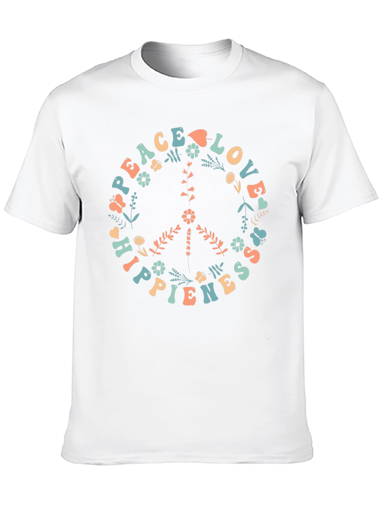 Peace Love Hippieness Graphic T-Shirt