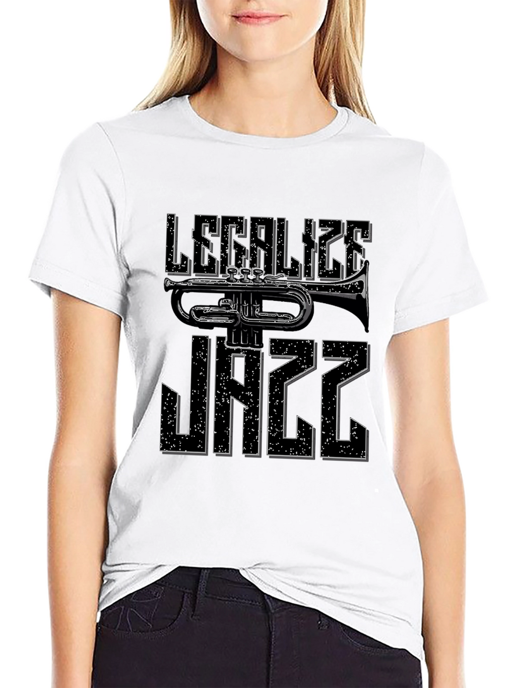 Legalize Jazz Trumpet Graphic T-Shirt