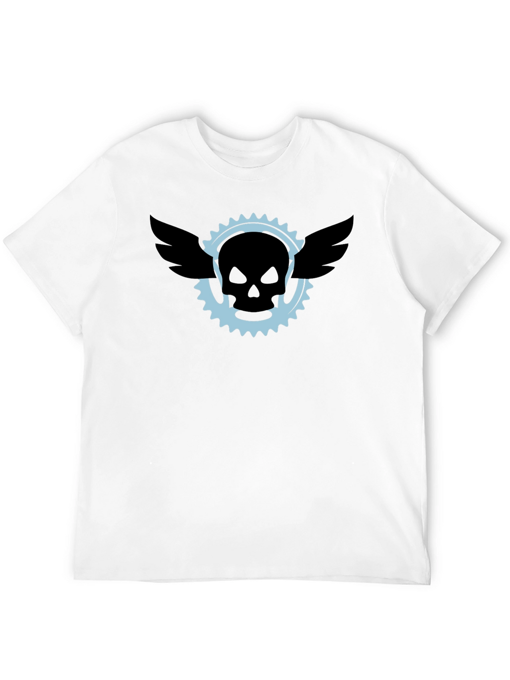 Skull & Wings Graphic Tee - Mens Black T-Shirt