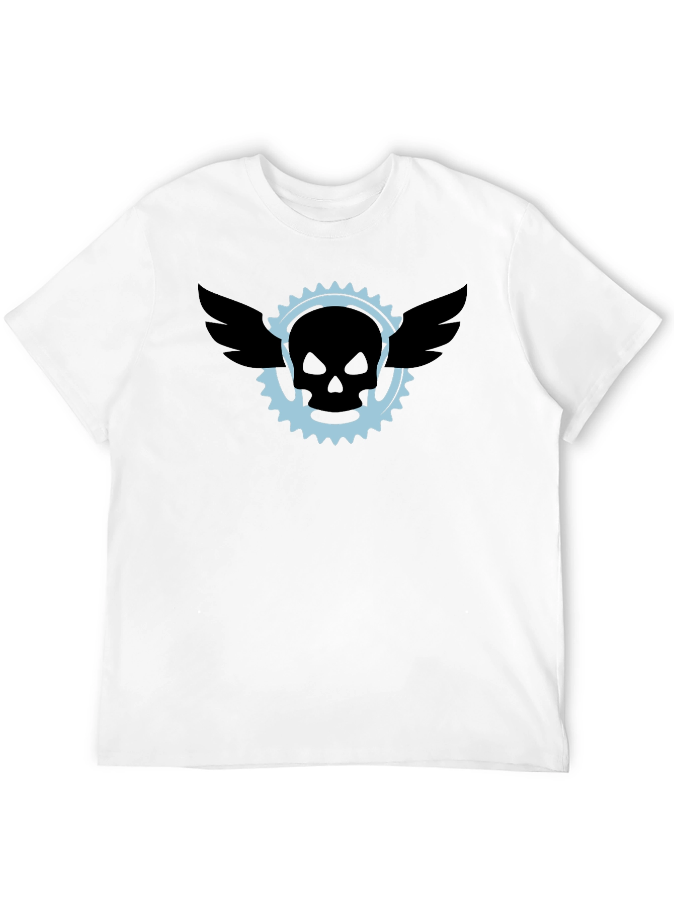 Skull & Wings Graphic Tee - Mens Black T-Shirt