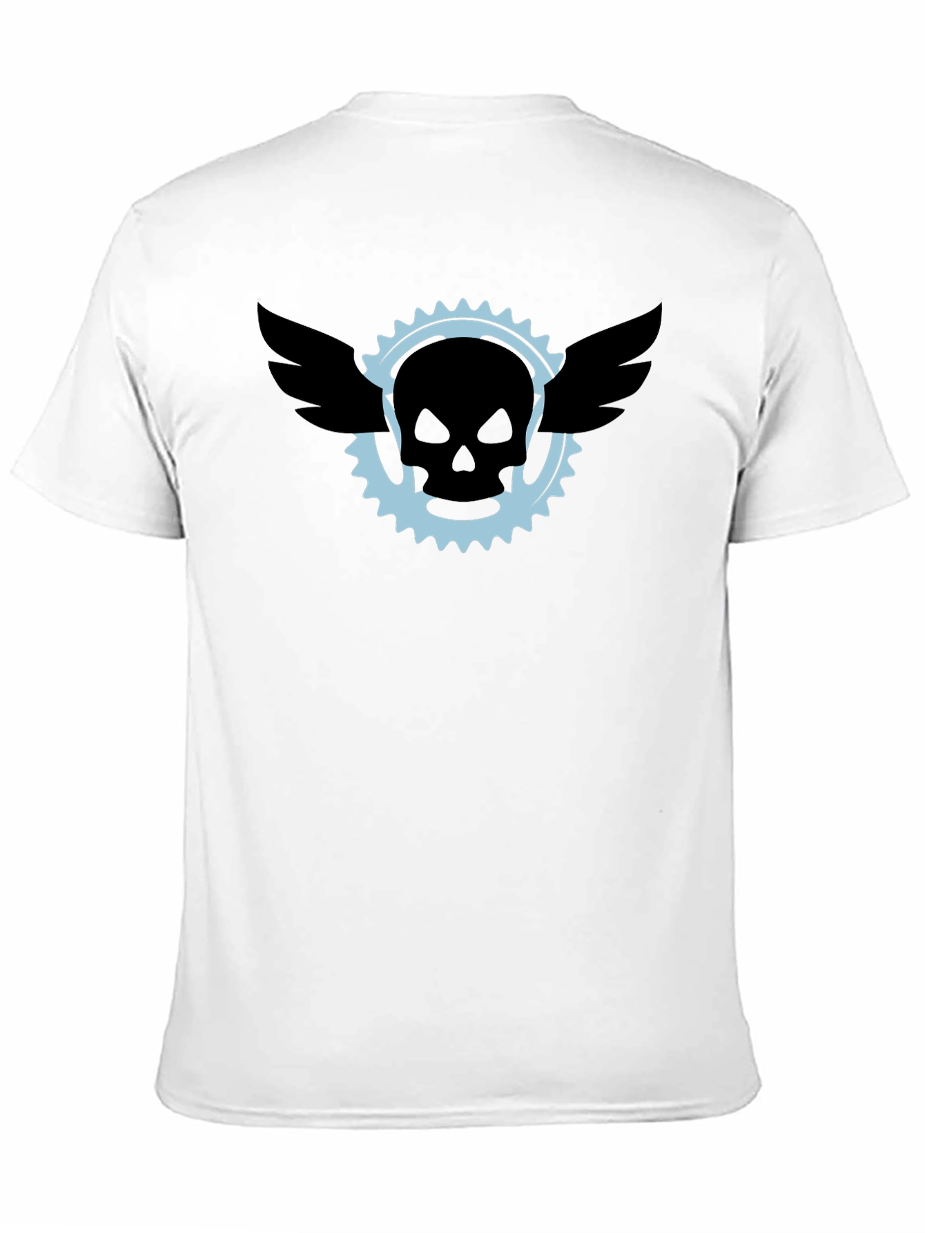 Skull & Wings Graphic Tee - Mens Black T-Shirt