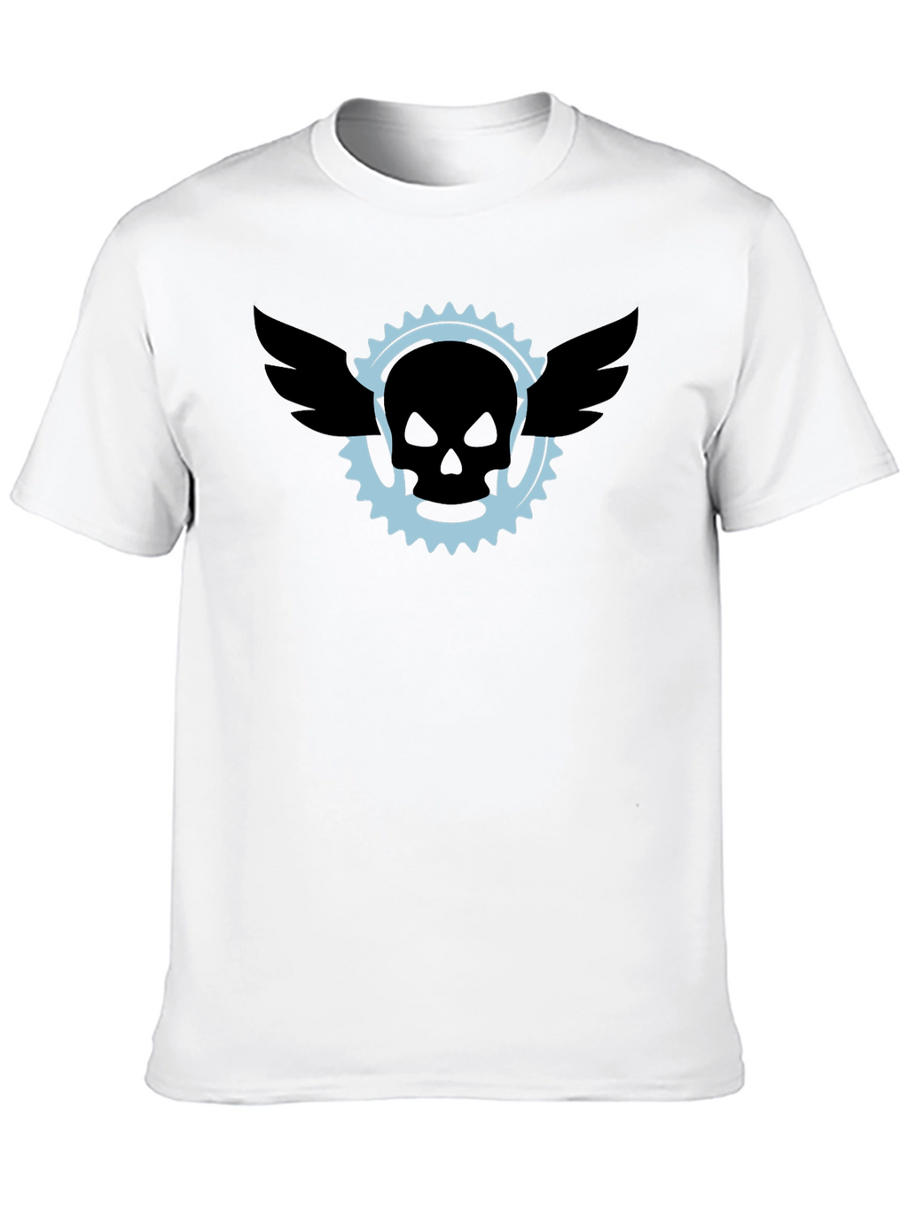 Skull & Wings Graphic Tee - Mens Black T-Shirt