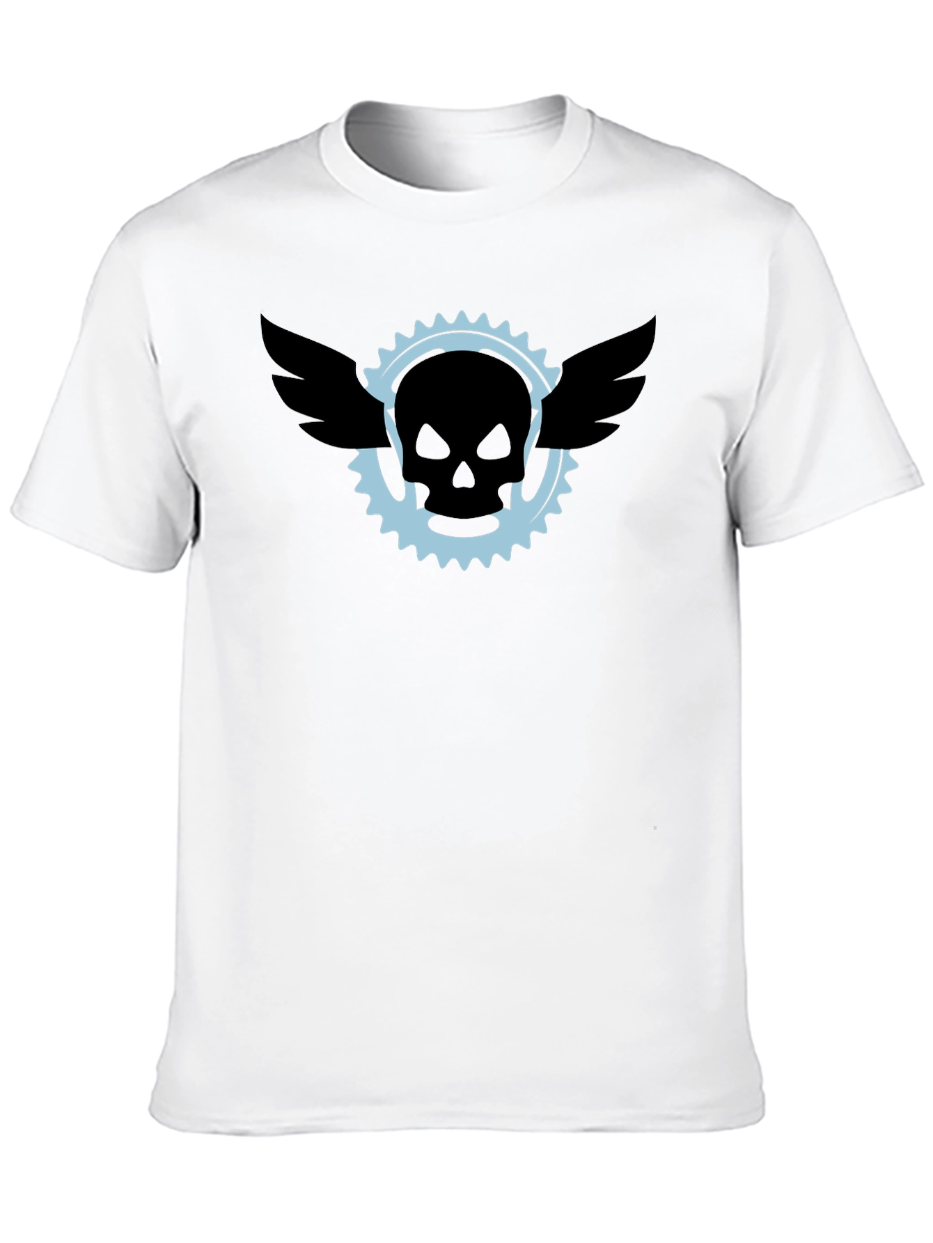 Skull & Wings Graphic Tee - Mens Black T-Shirt