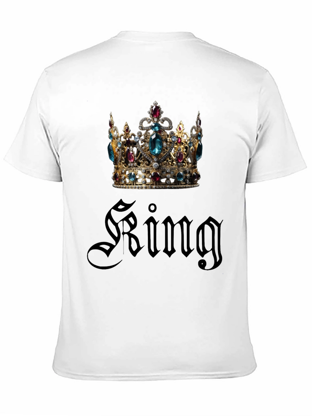 King Crown Graphic Black T-Shirt