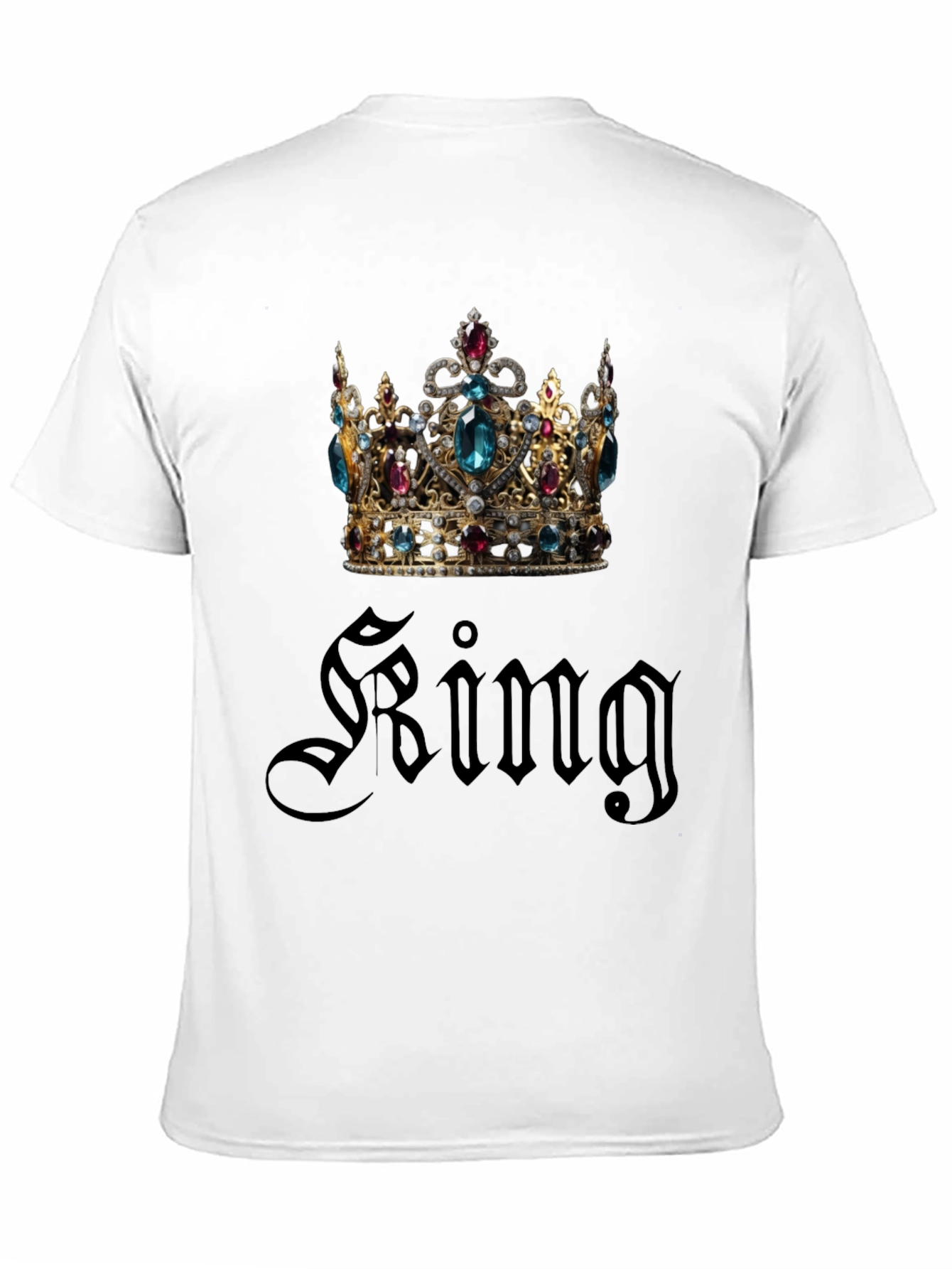 King Crown Graphic Black T-Shirt