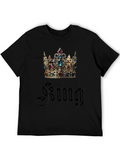 King Crown Graphic Black T-Shirt