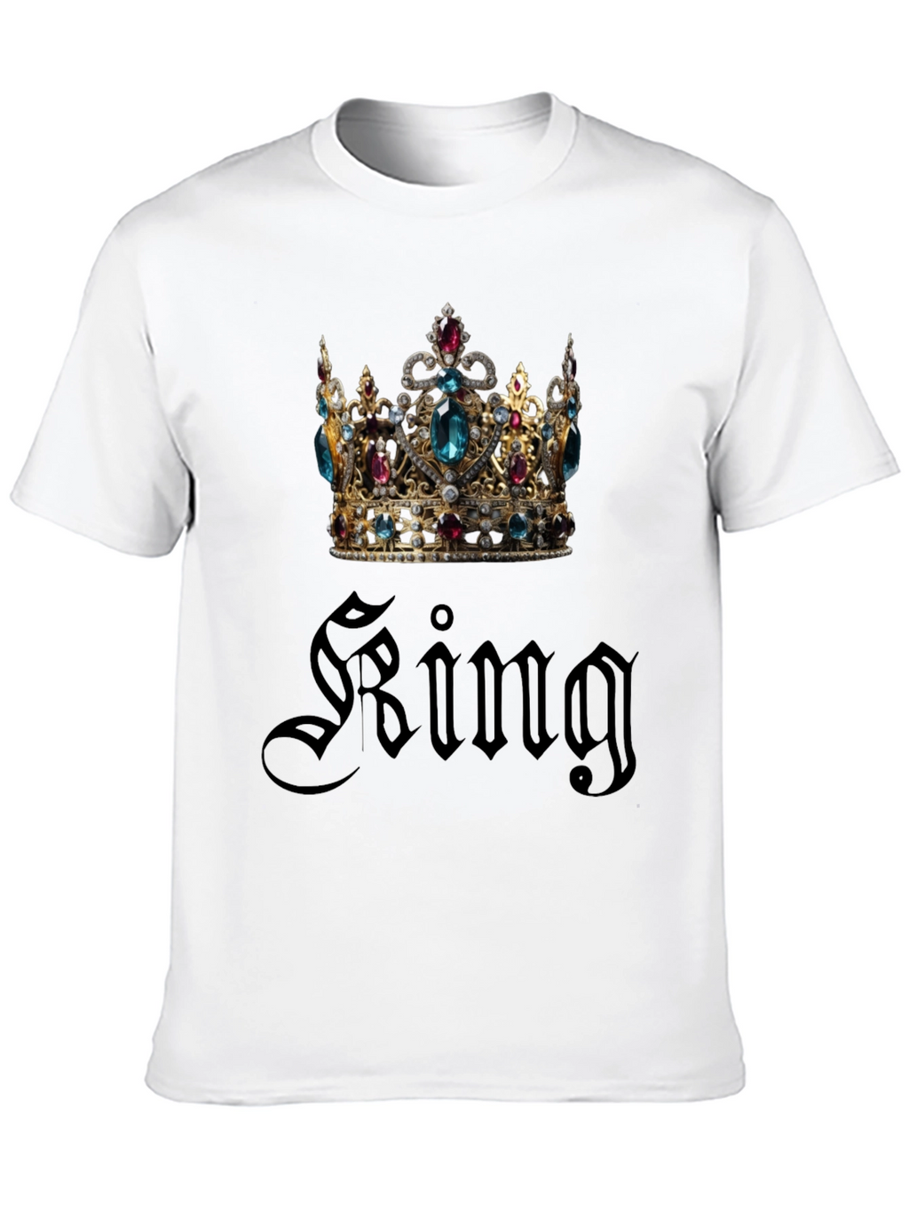 King Crown Graphic Black T-Shirt