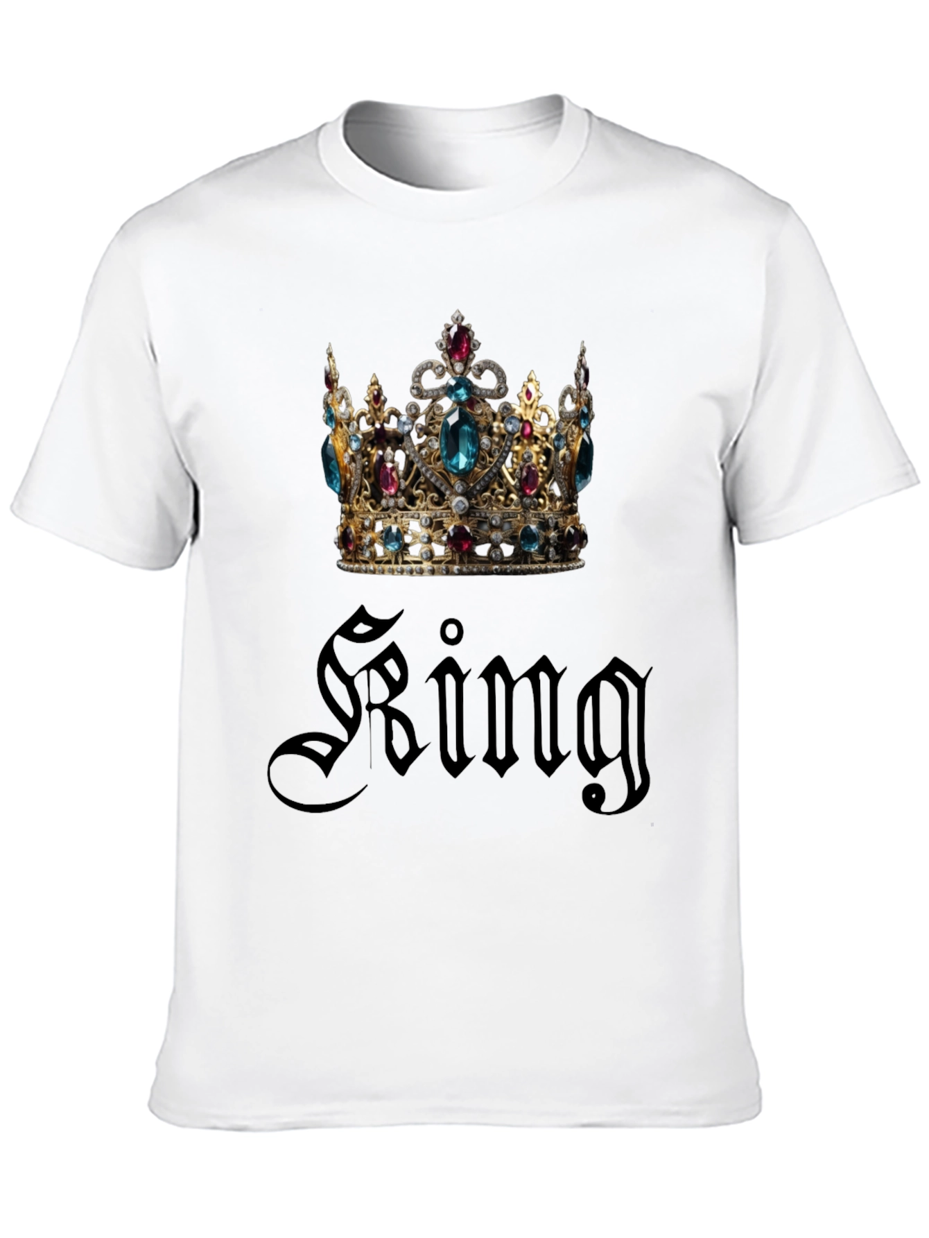 King Crown Graphic Black T-Shirt