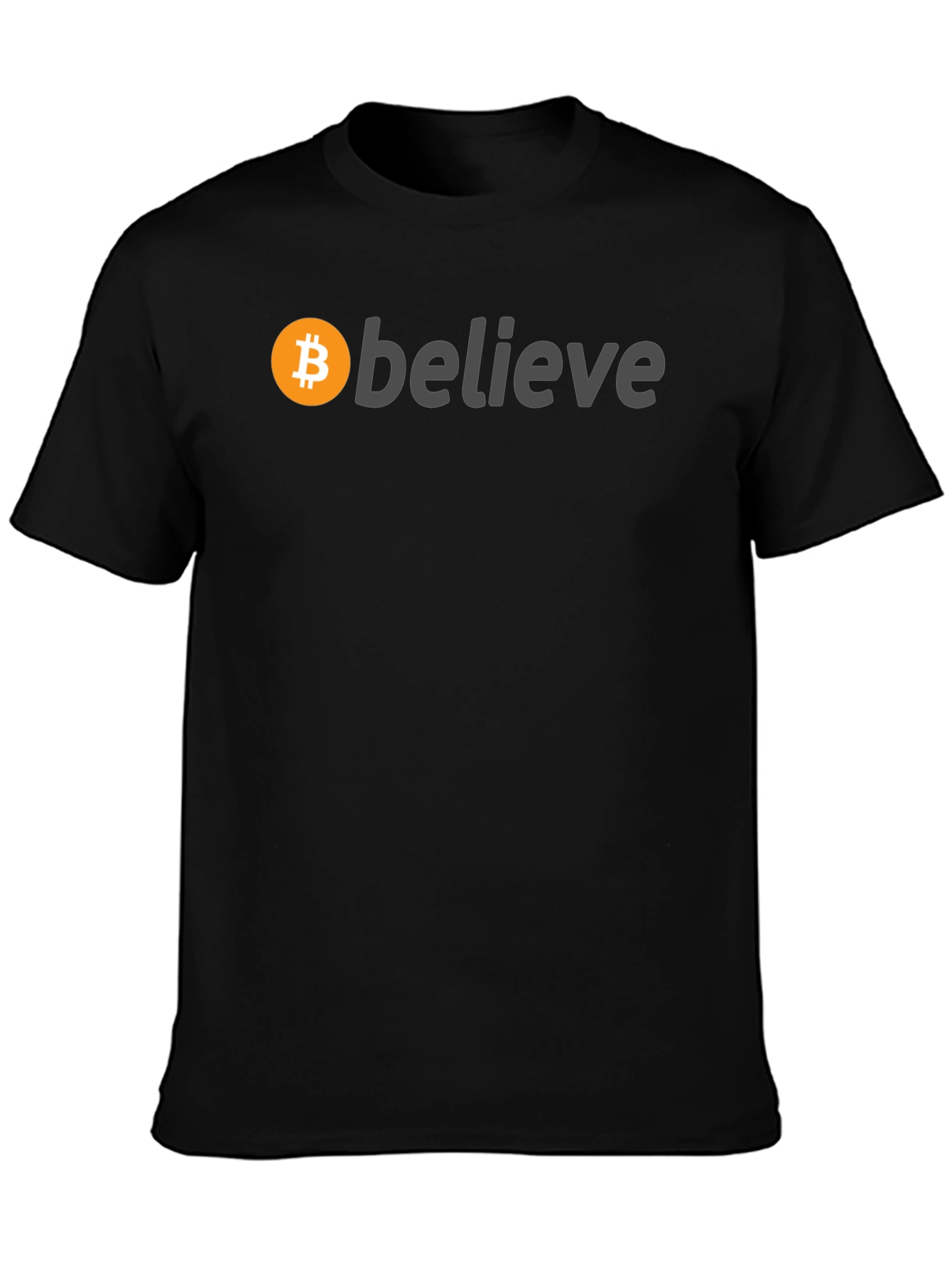 Bitcoin Believe Black T-Shirt