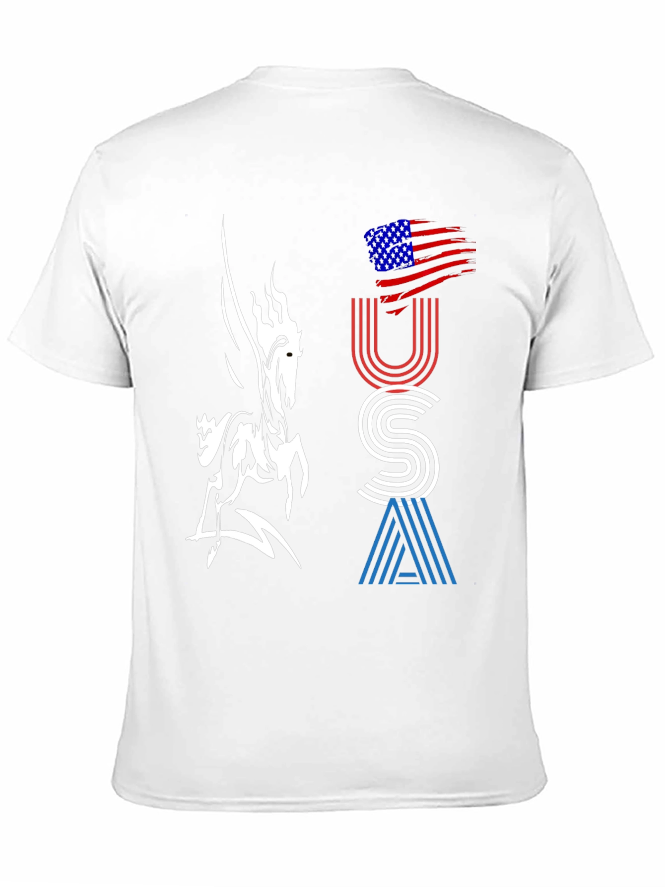 USA Graphic Tee - Pegasus Design