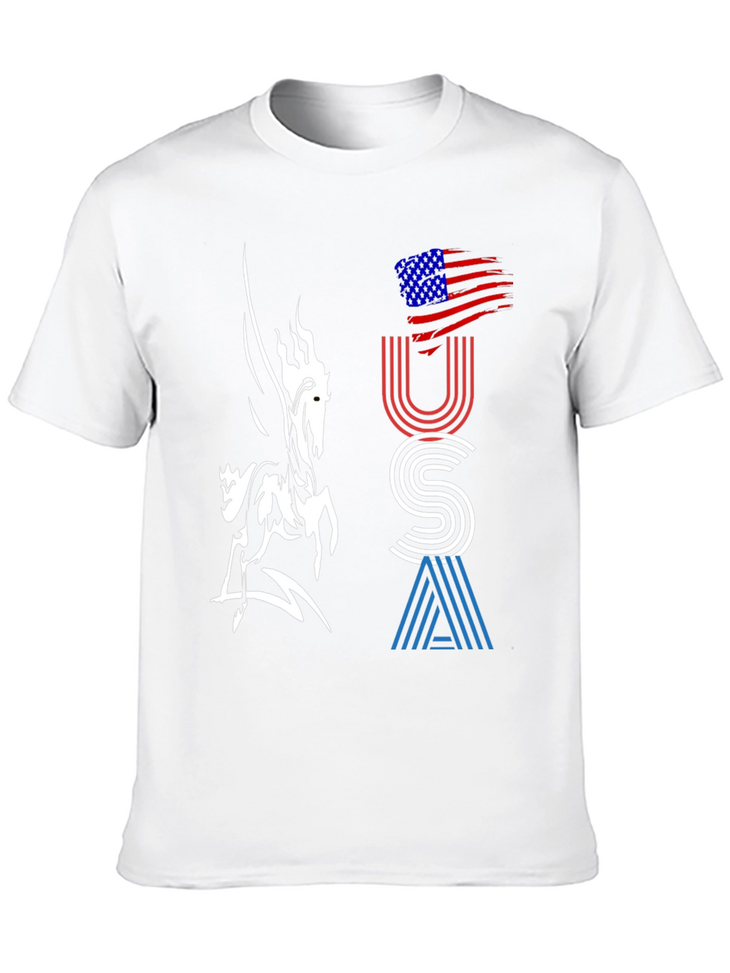 USA Graphic Tee - Pegasus Design