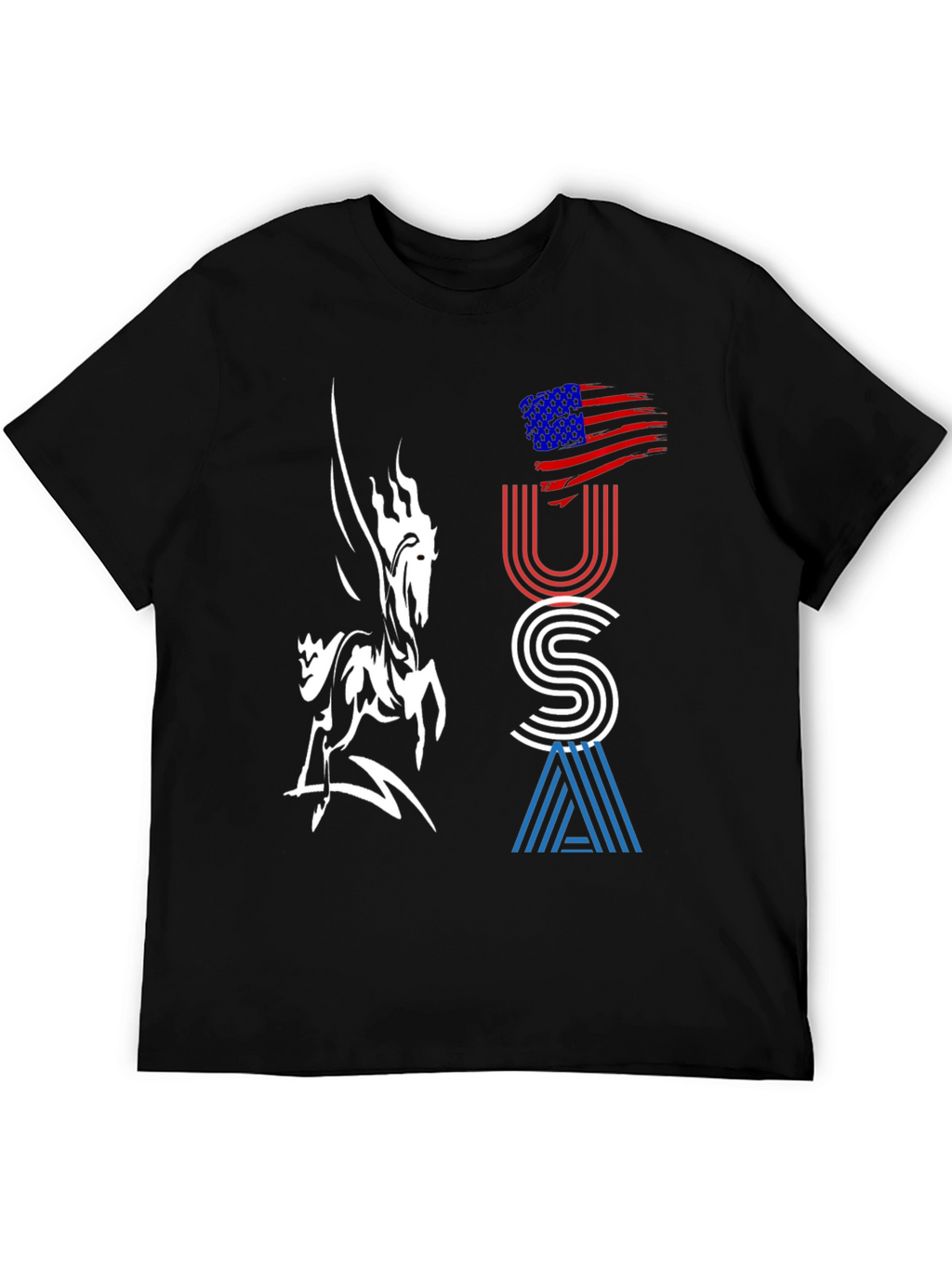 USA Graphic Tee - Pegasus Design