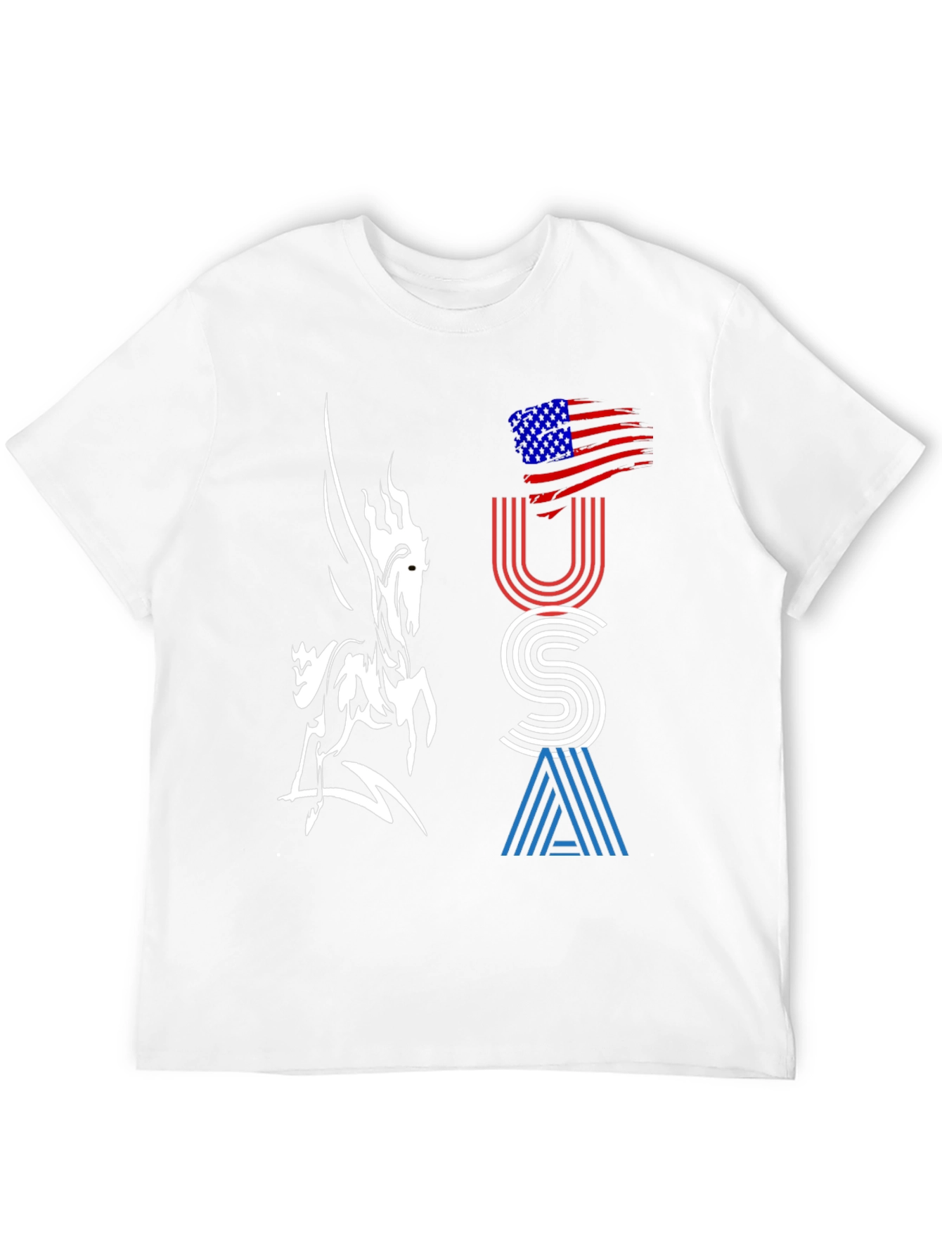 USA Graphic Tee - Pegasus Design