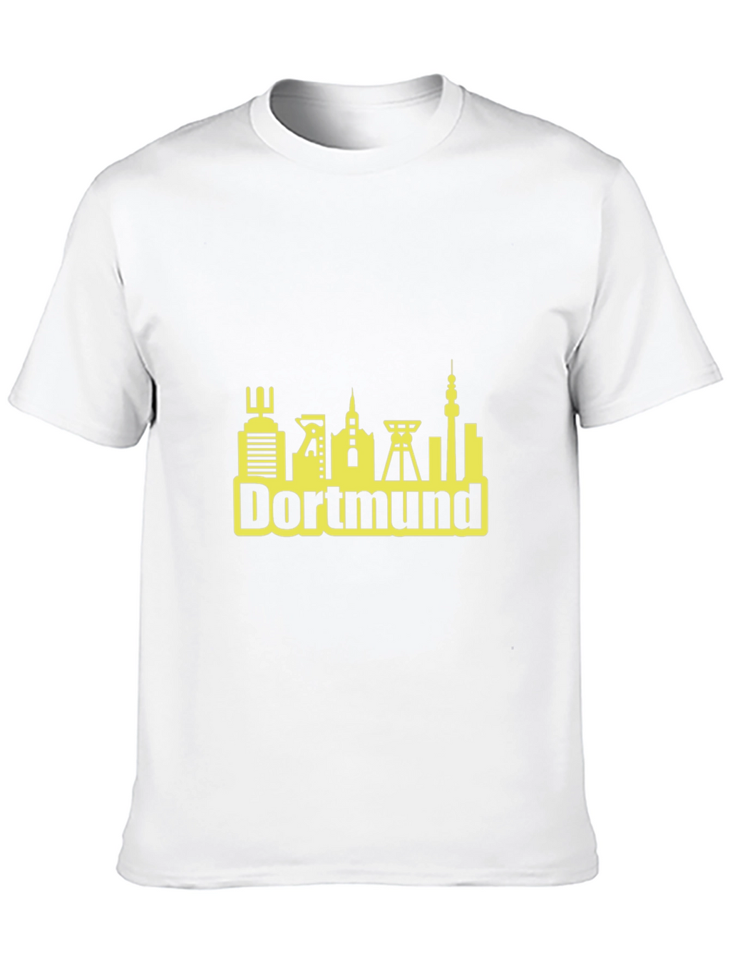 Dortmund Germany Skyline T-Shirt - Black