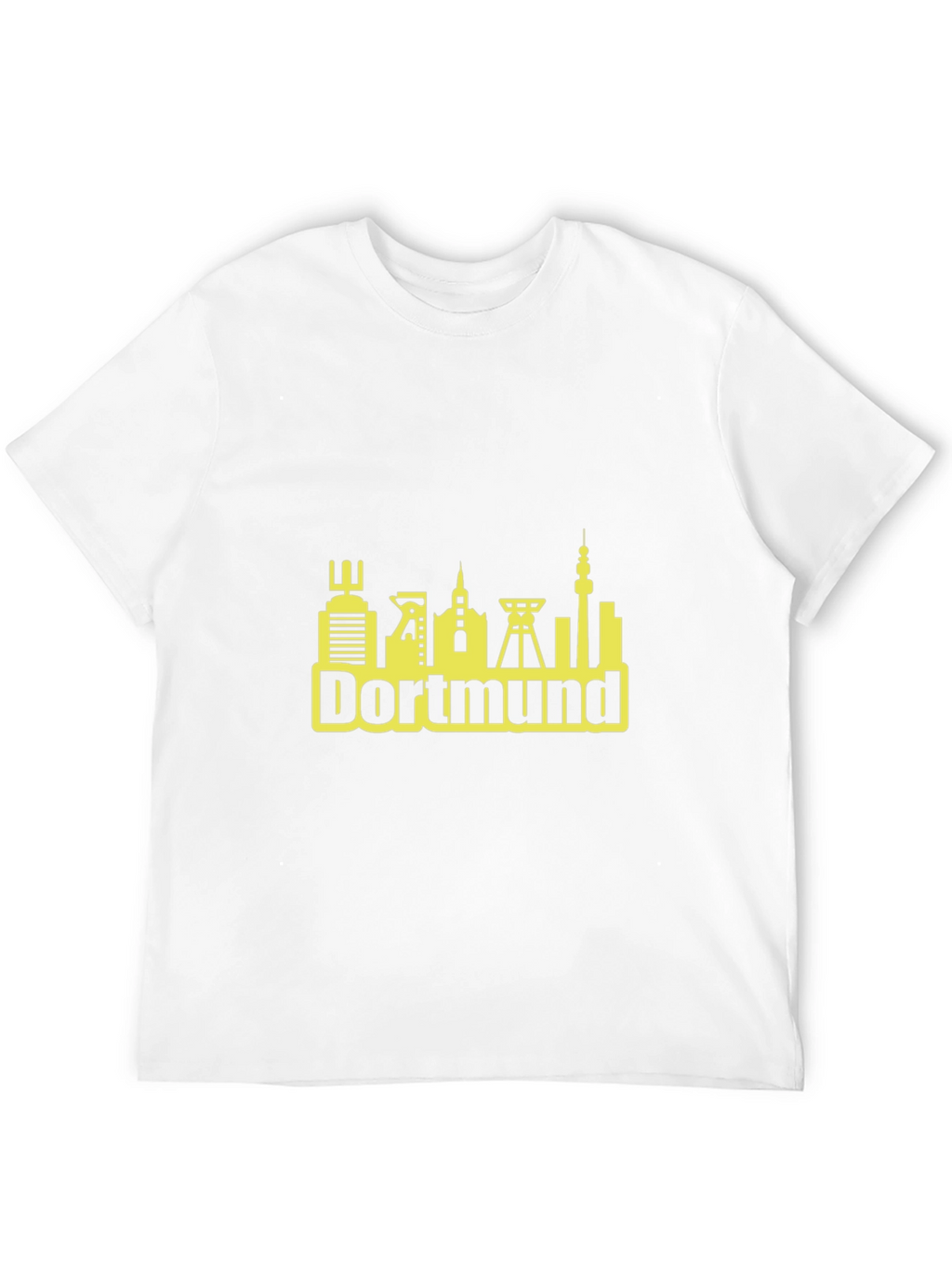 Dortmund Germany Skyline T-Shirt - Black