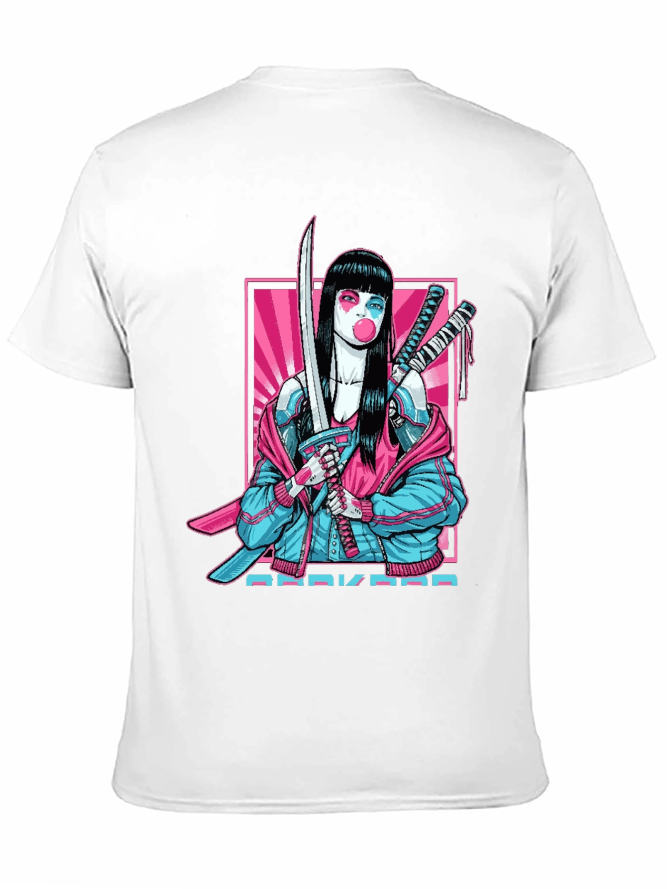 Cyberpunk Geisha Graphic Tee