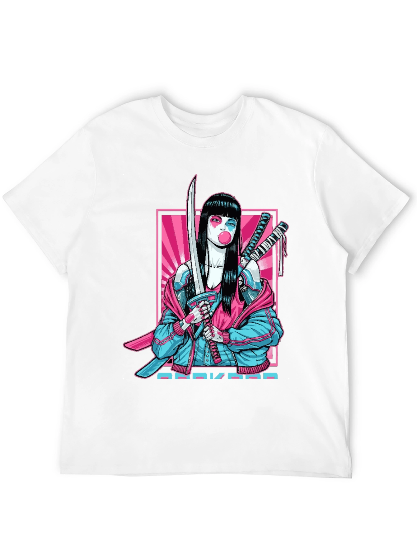 Cyberpunk Geisha Graphic Tee