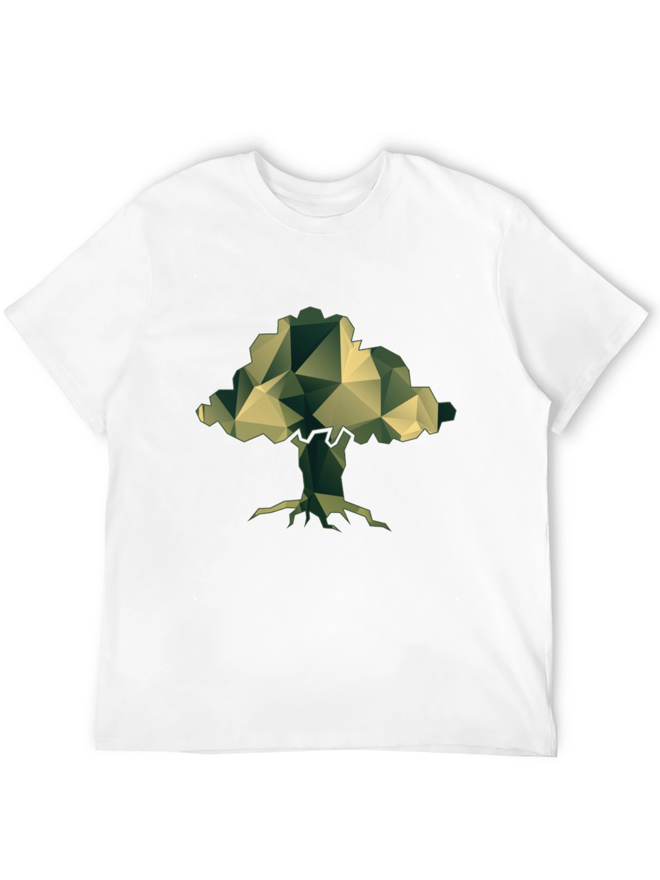 Geometric Tree T-Shirt - Nature Inspired Design