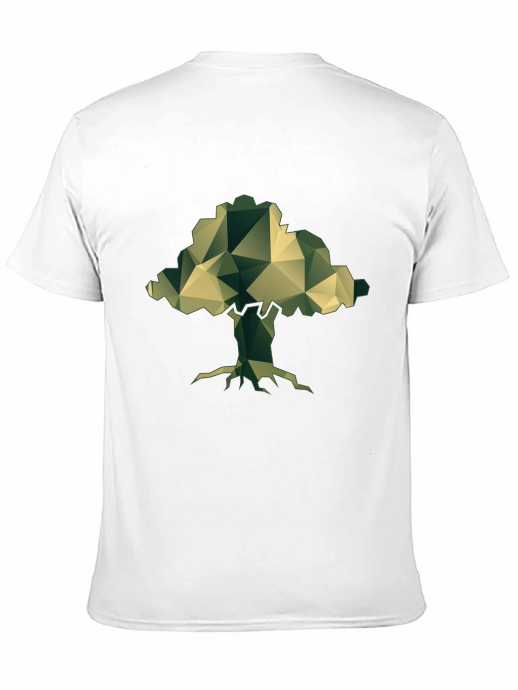 Geometric Tree T-Shirt - Nature Inspired Design