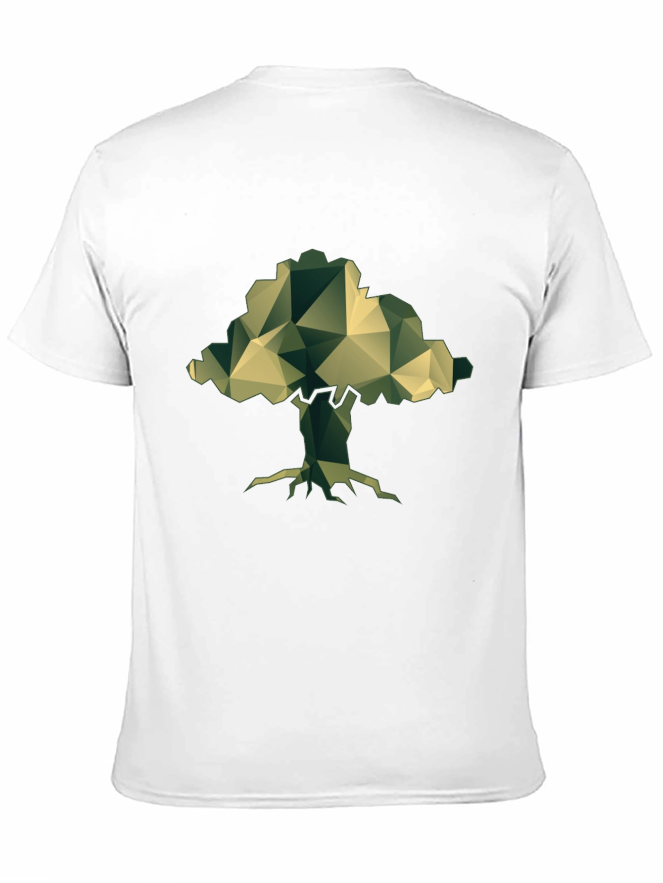 Geometric Tree T-Shirt - Nature Inspired Design