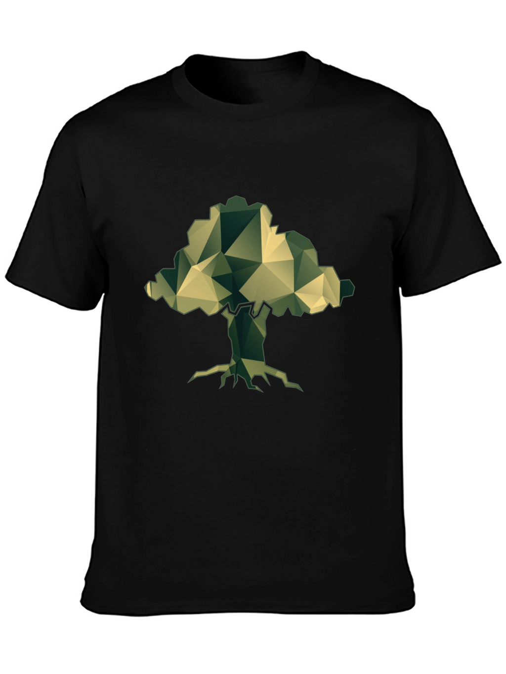 Geometric Tree T-Shirt - Nature Inspired Design