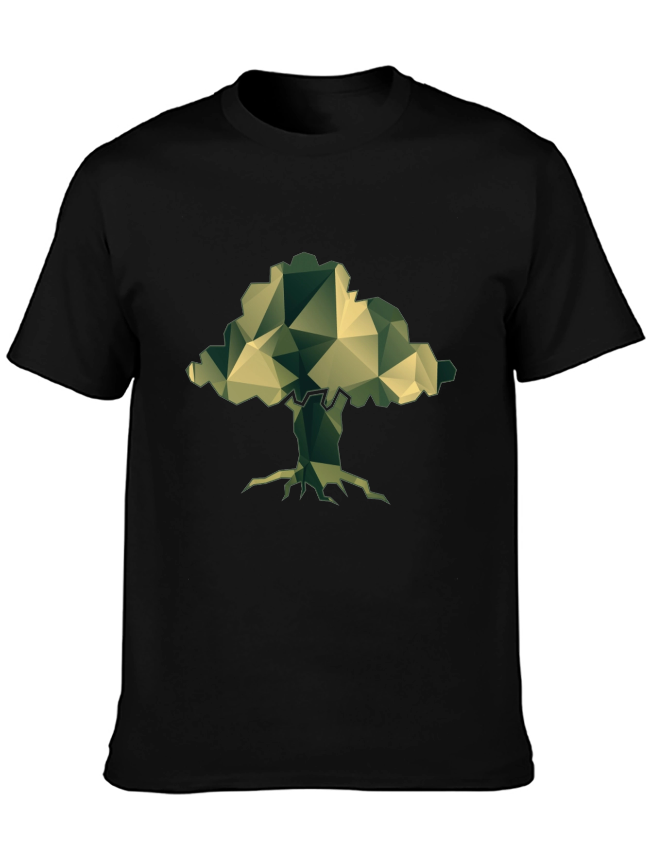 Geometric Tree T-Shirt - Nature Inspired Design