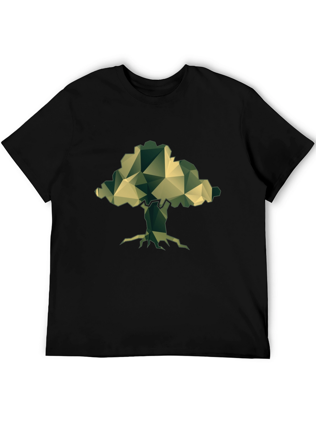 Geometric Tree T-Shirt - Nature Inspired Design