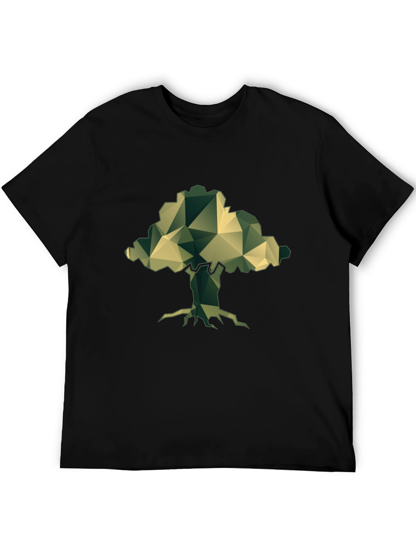 Geometric Tree T-Shirt - Nature Inspired Design