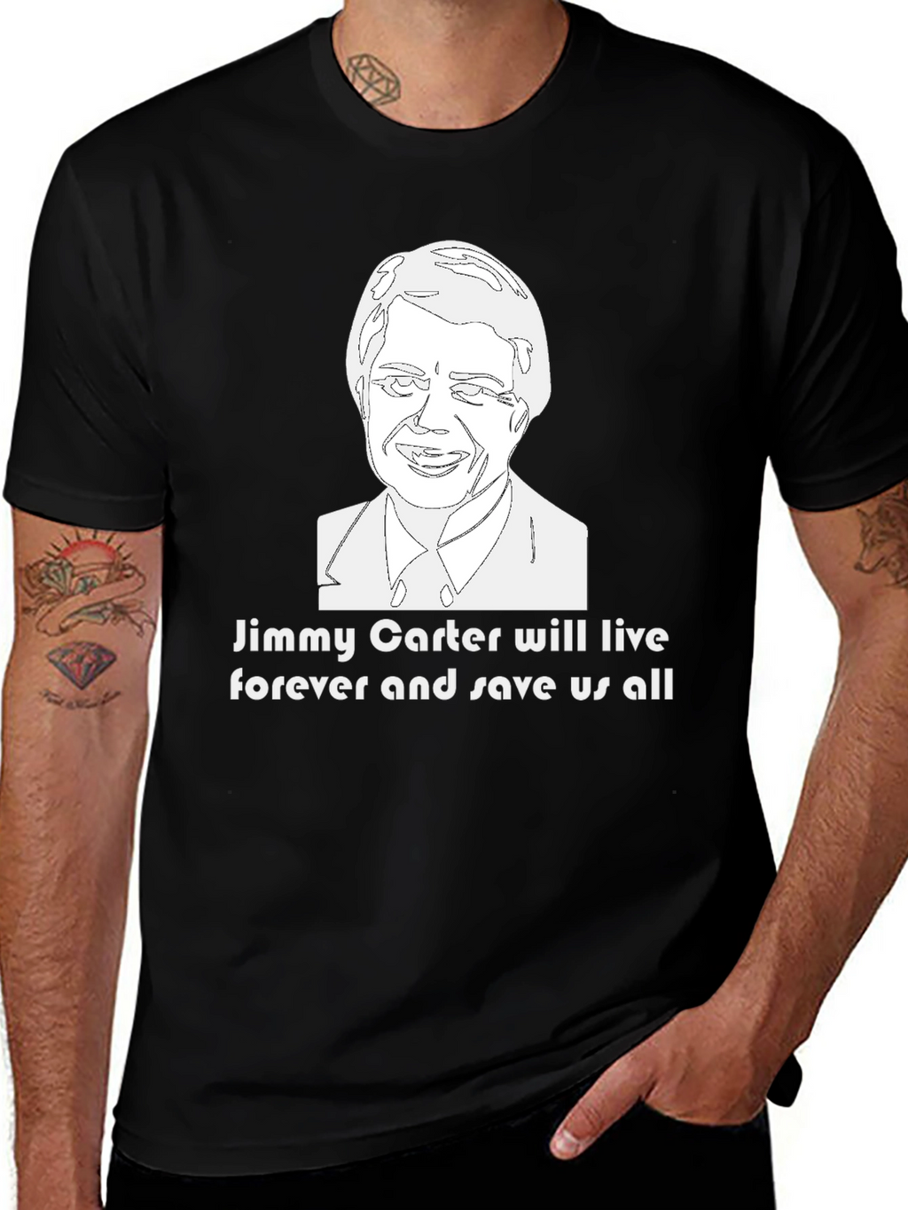 Jimmy Carter Save Us All T-Shirt
