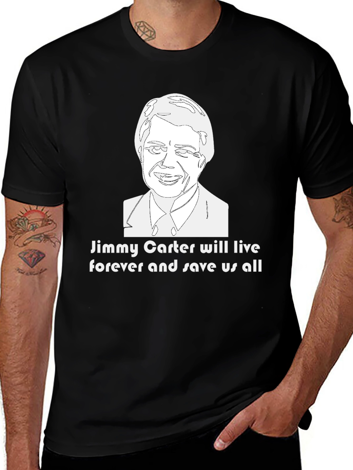 Jimmy Carter Save Us All T-Shirt