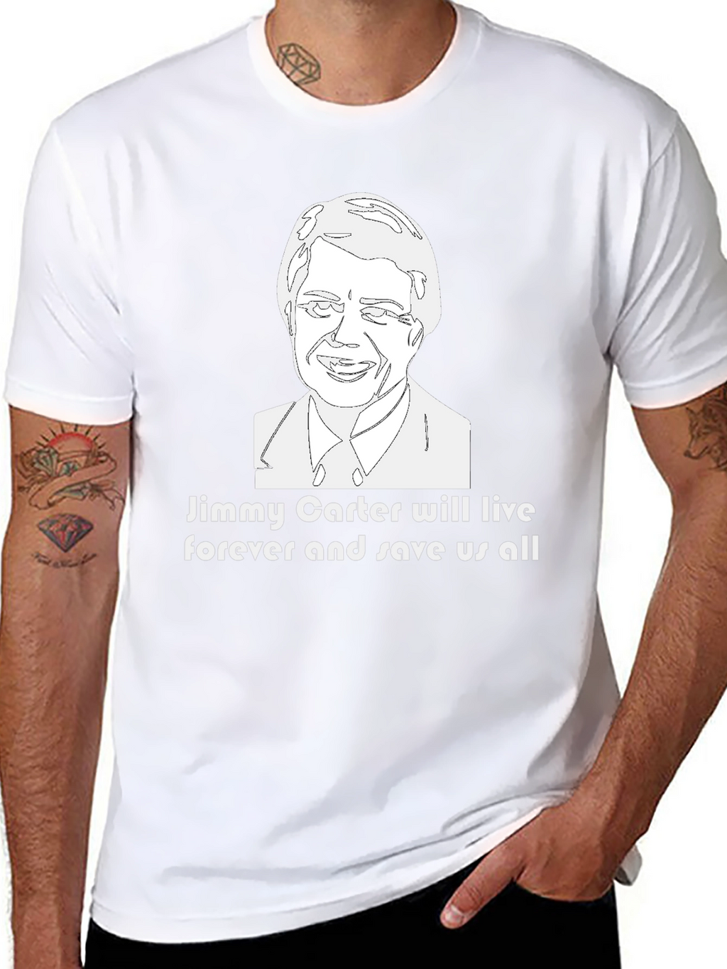 Jimmy Carter Save Us All T-Shirt