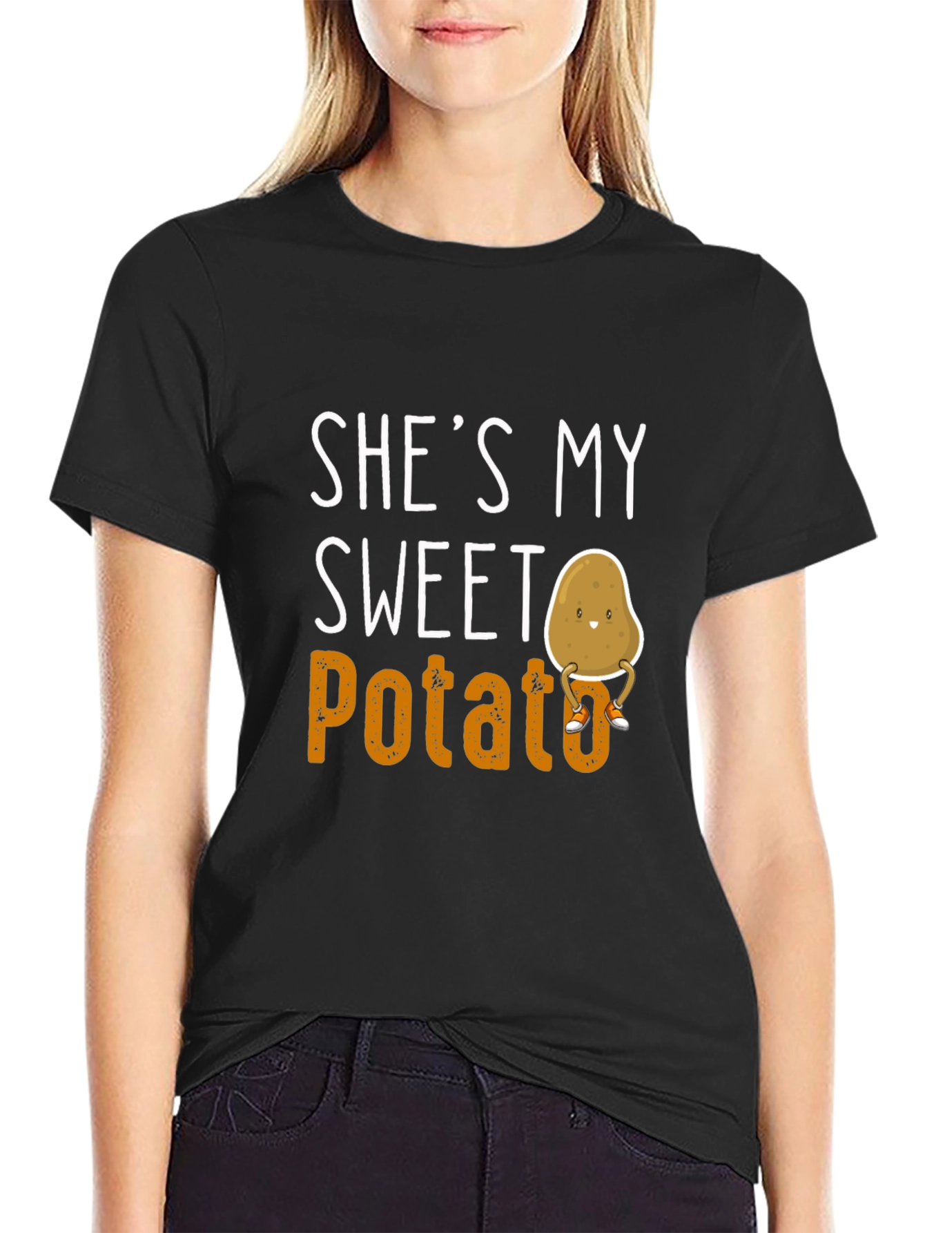 Shes My Sweet Potato Graphic Tee - Fun Couple T-Shirt