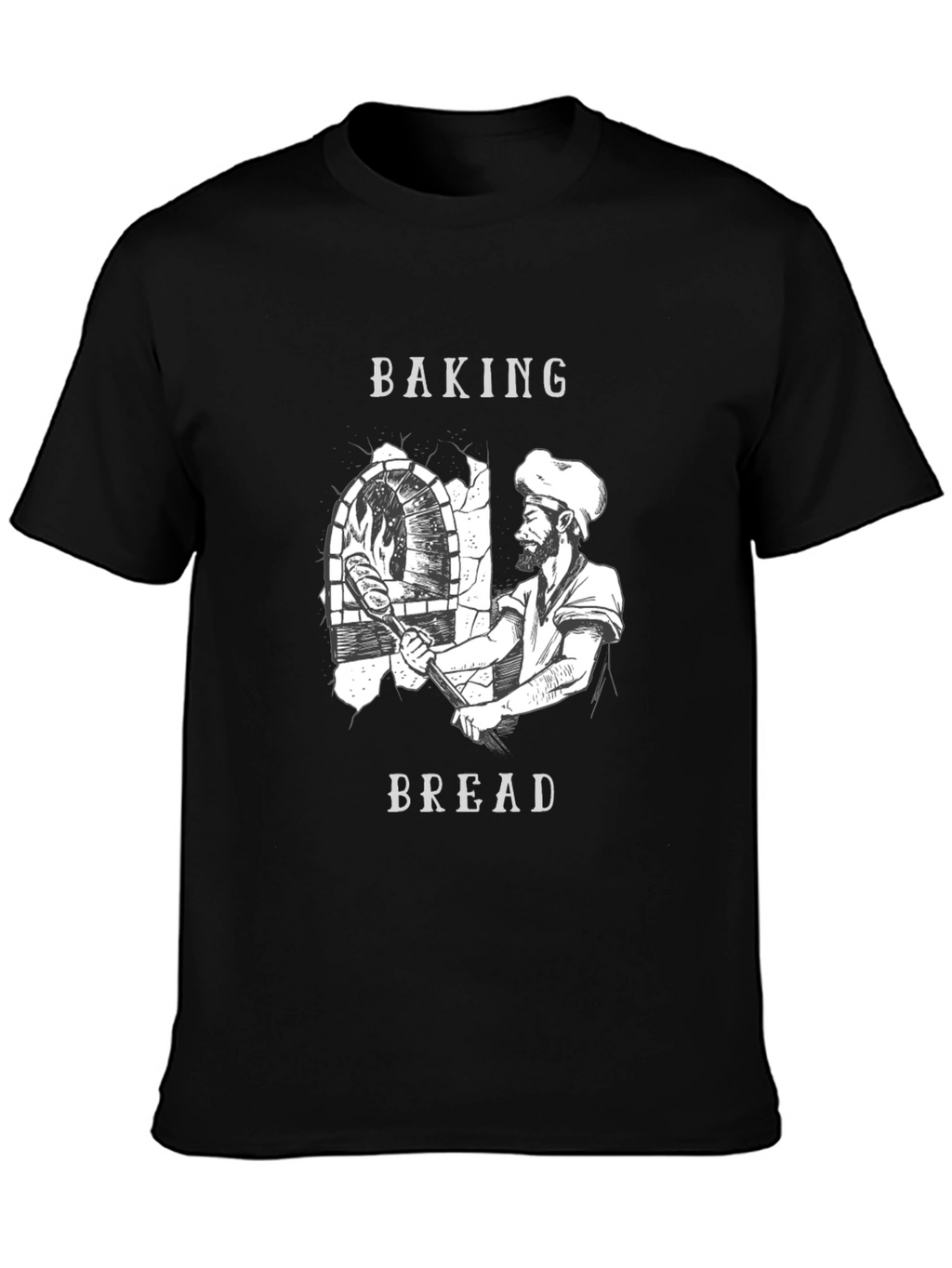 Baking Bread Graphic T-Shirt - Bakers Tee