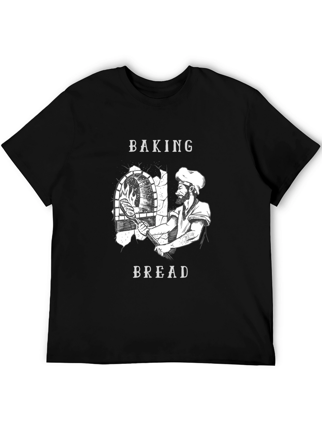 Baking Bread Graphic T-Shirt - Bakers Tee