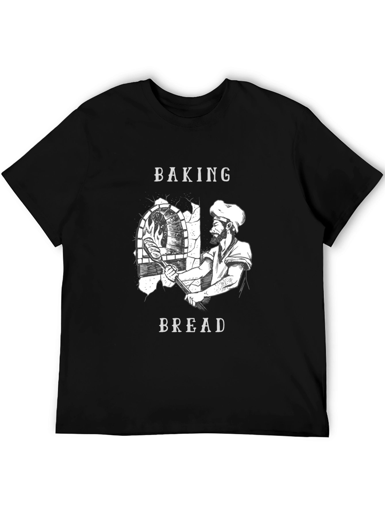 Baking Bread Graphic T-Shirt - Bakers Tee