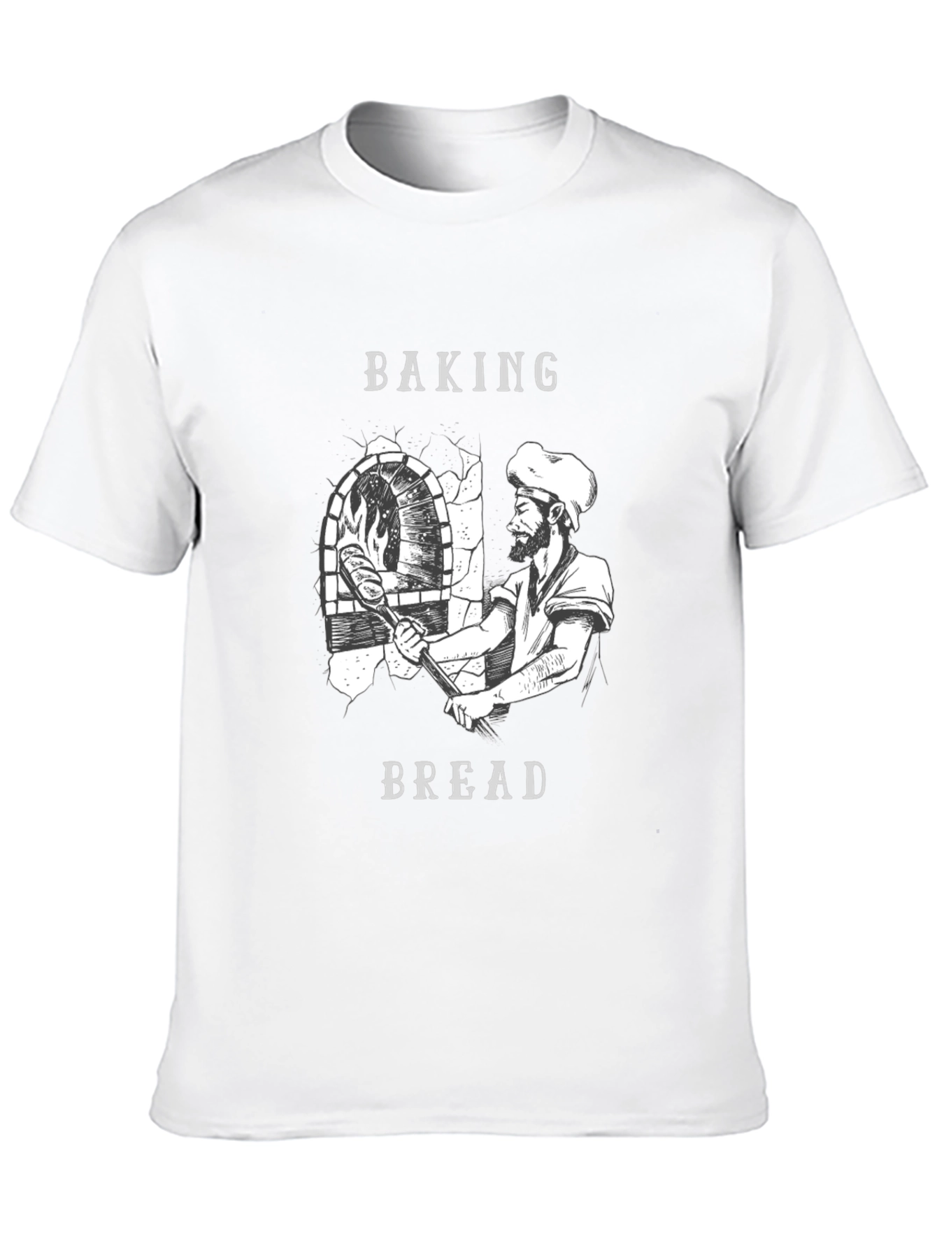 Baking Bread Graphic T-Shirt - Bakers Tee