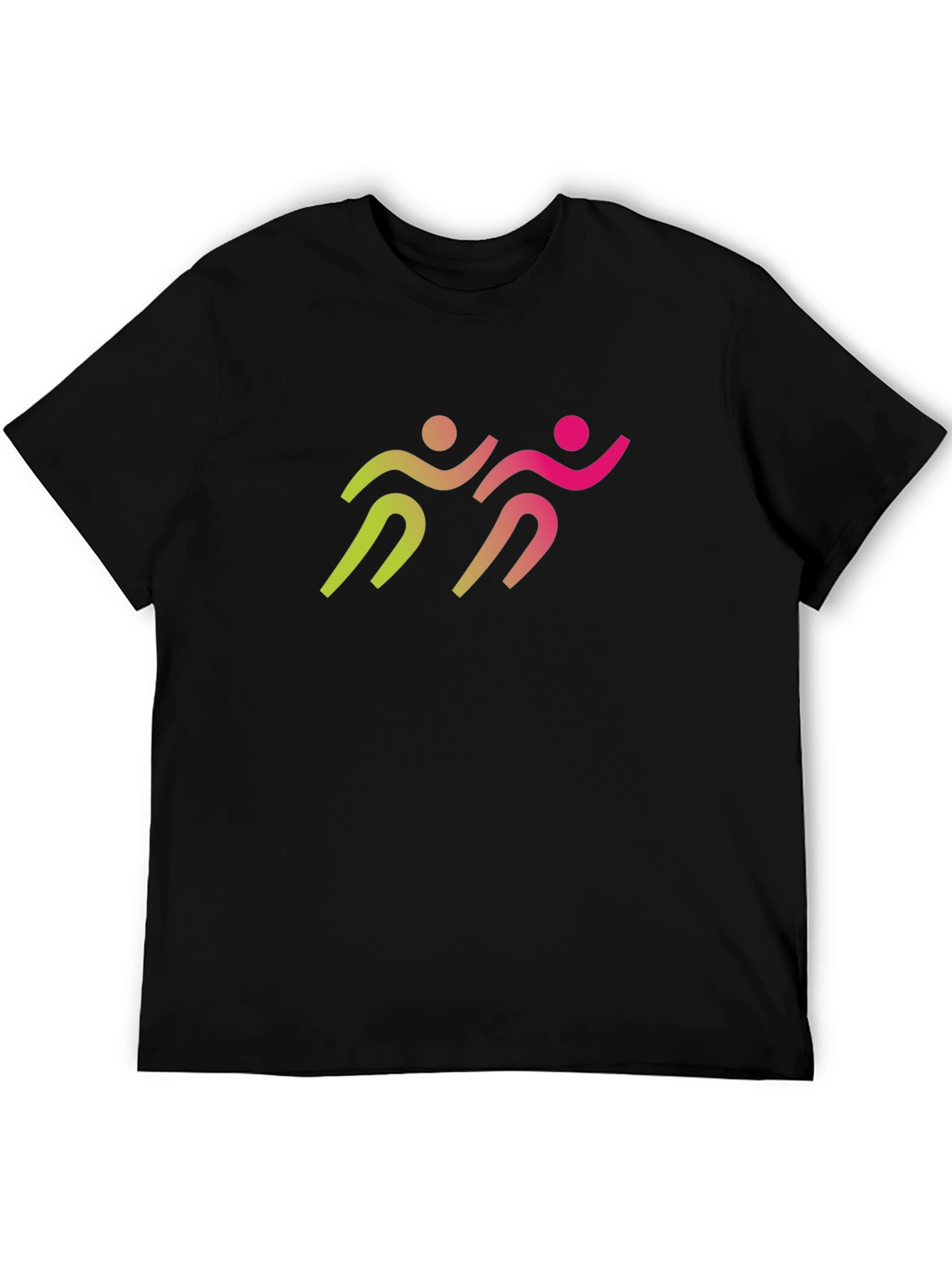 Runner Graphic Tee - Black Cotton Blend