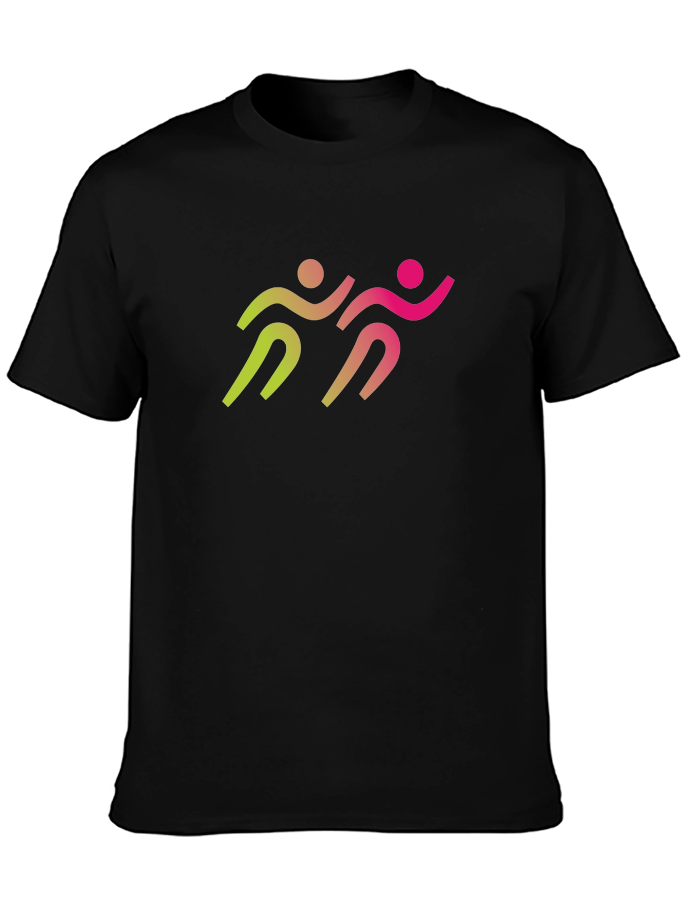Runner Graphic Tee - Black Cotton Blend