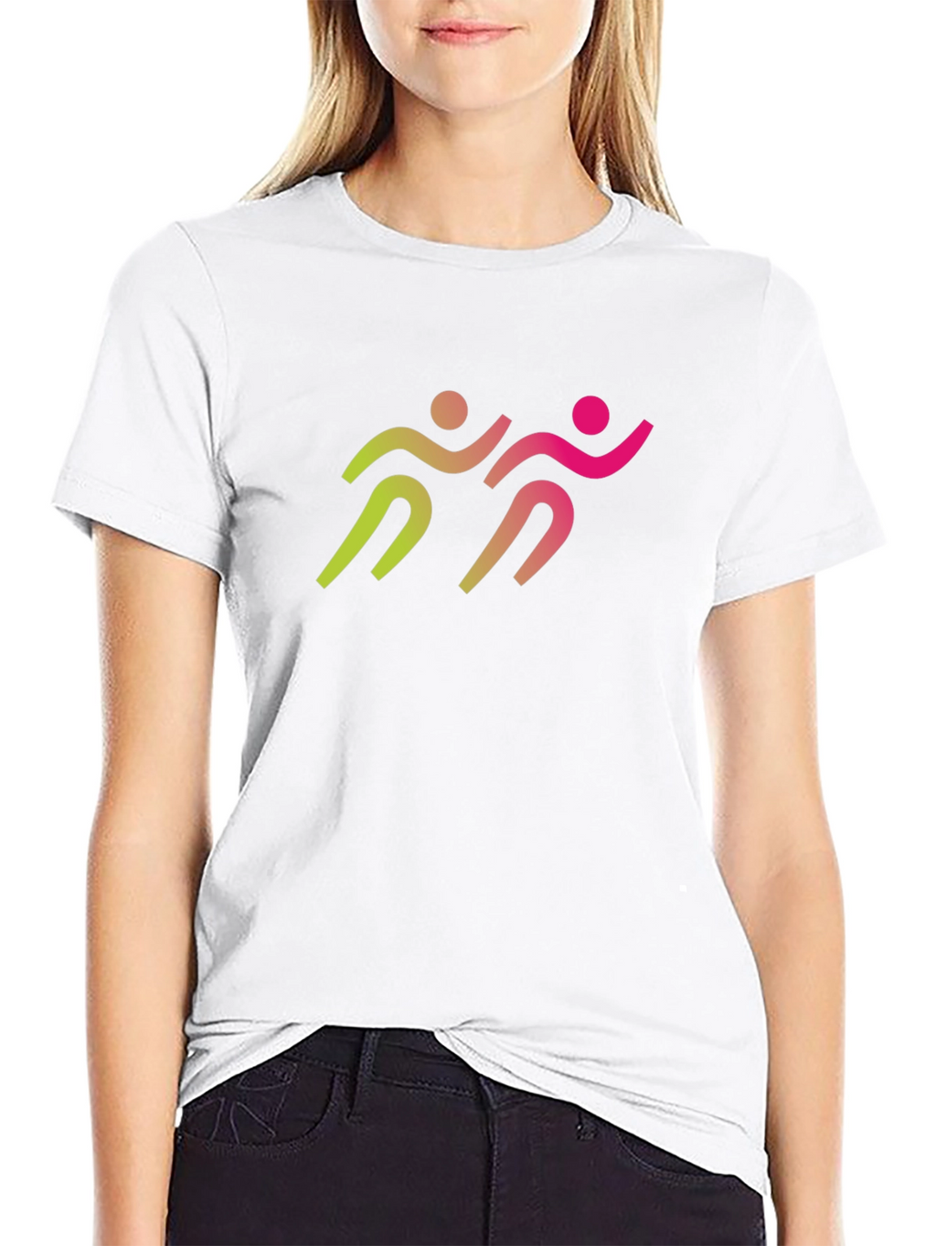 Runner Graphic Tee - Black Cotton Blend