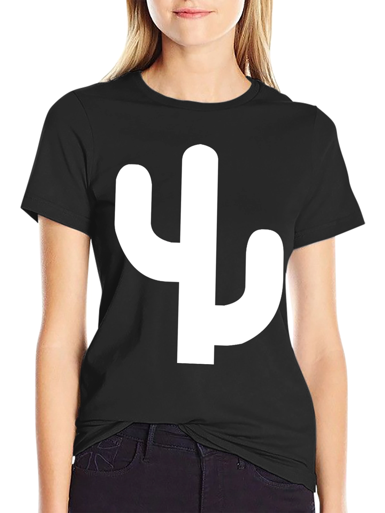 Black Cactus Graphic Tee - Unisex
