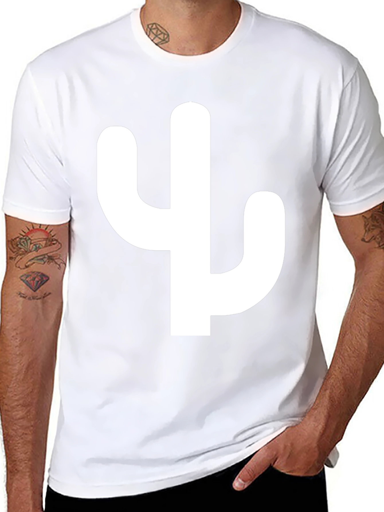 Black Cactus Graphic Tee - Unisex