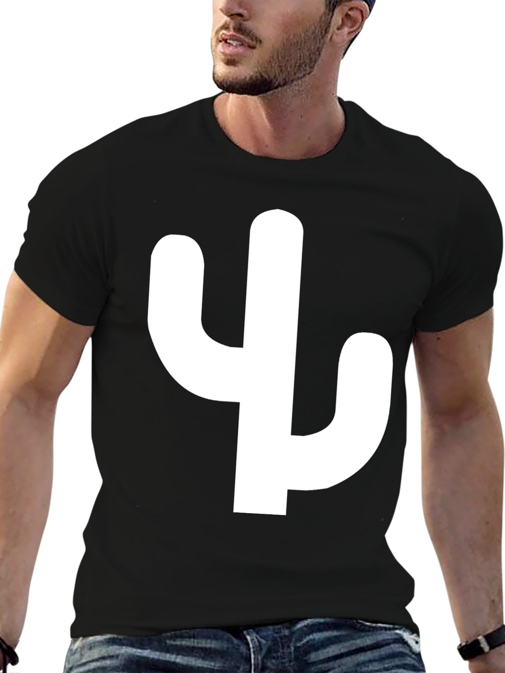 Black Cactus Graphic Tee - Unisex