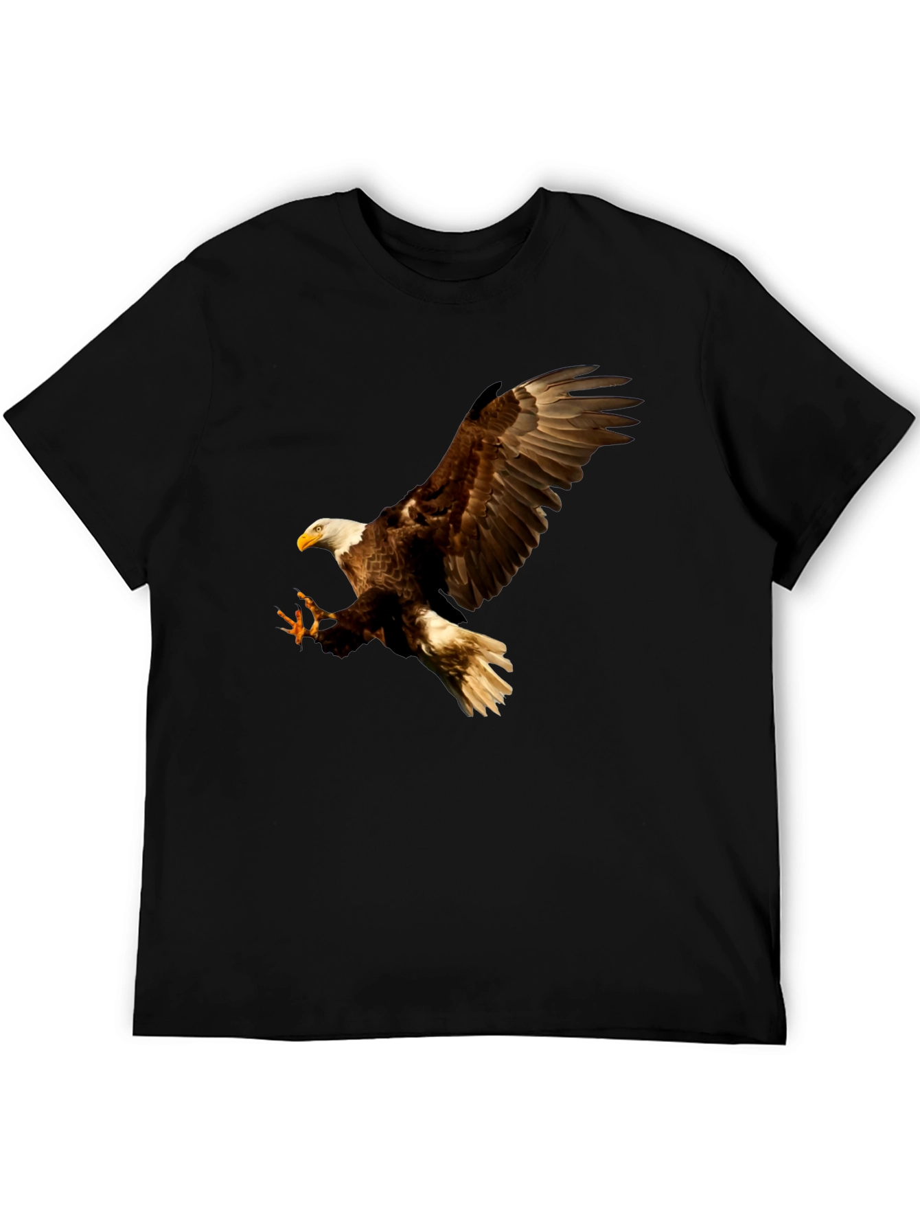 Eagle Print Black T-Shirt