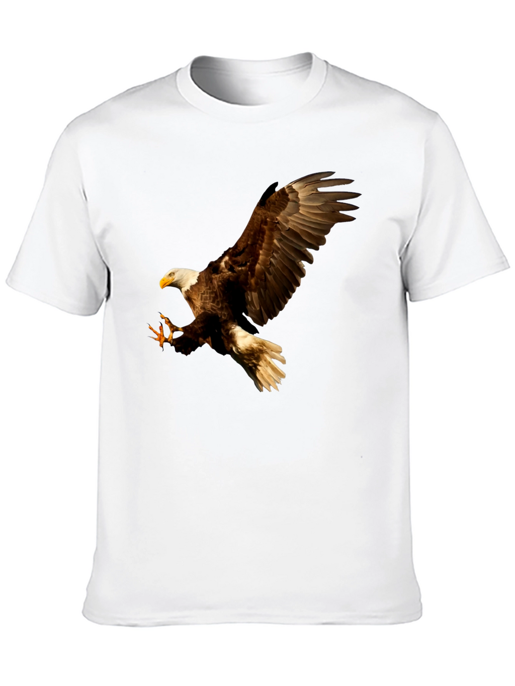 Eagle Print Black T-Shirt