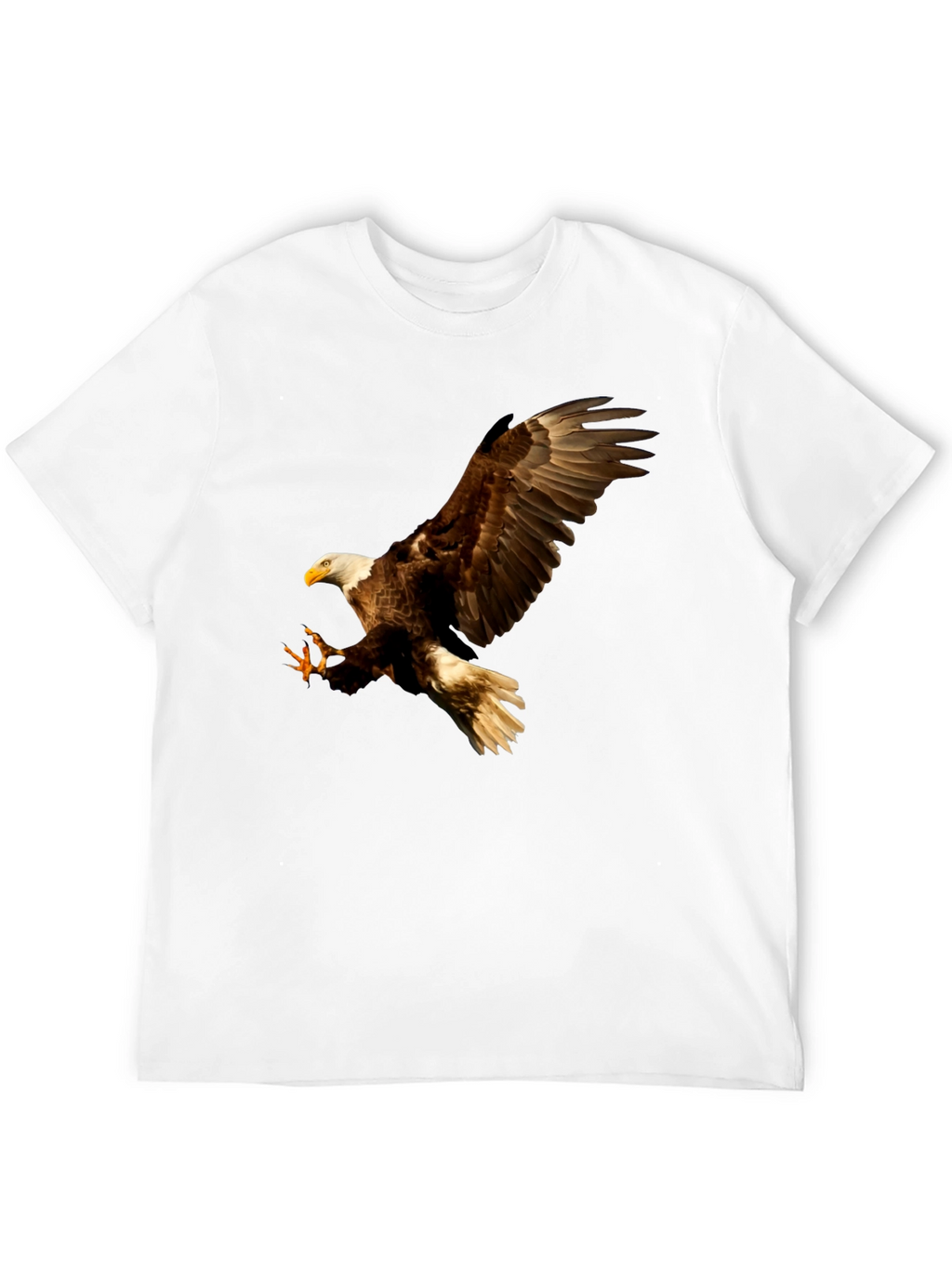 Eagle Print Black T-Shirt