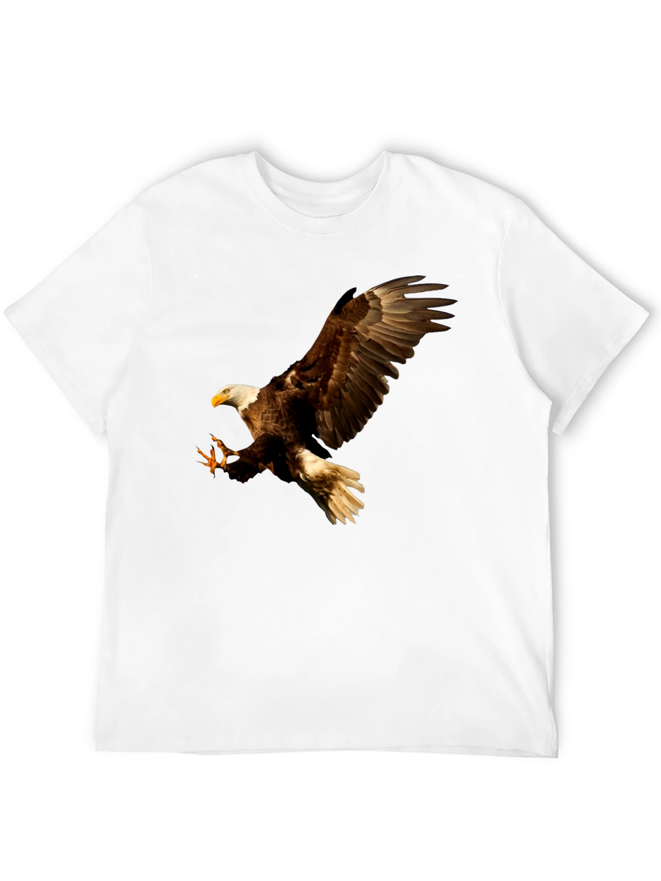 Eagle Print Black T-Shirt